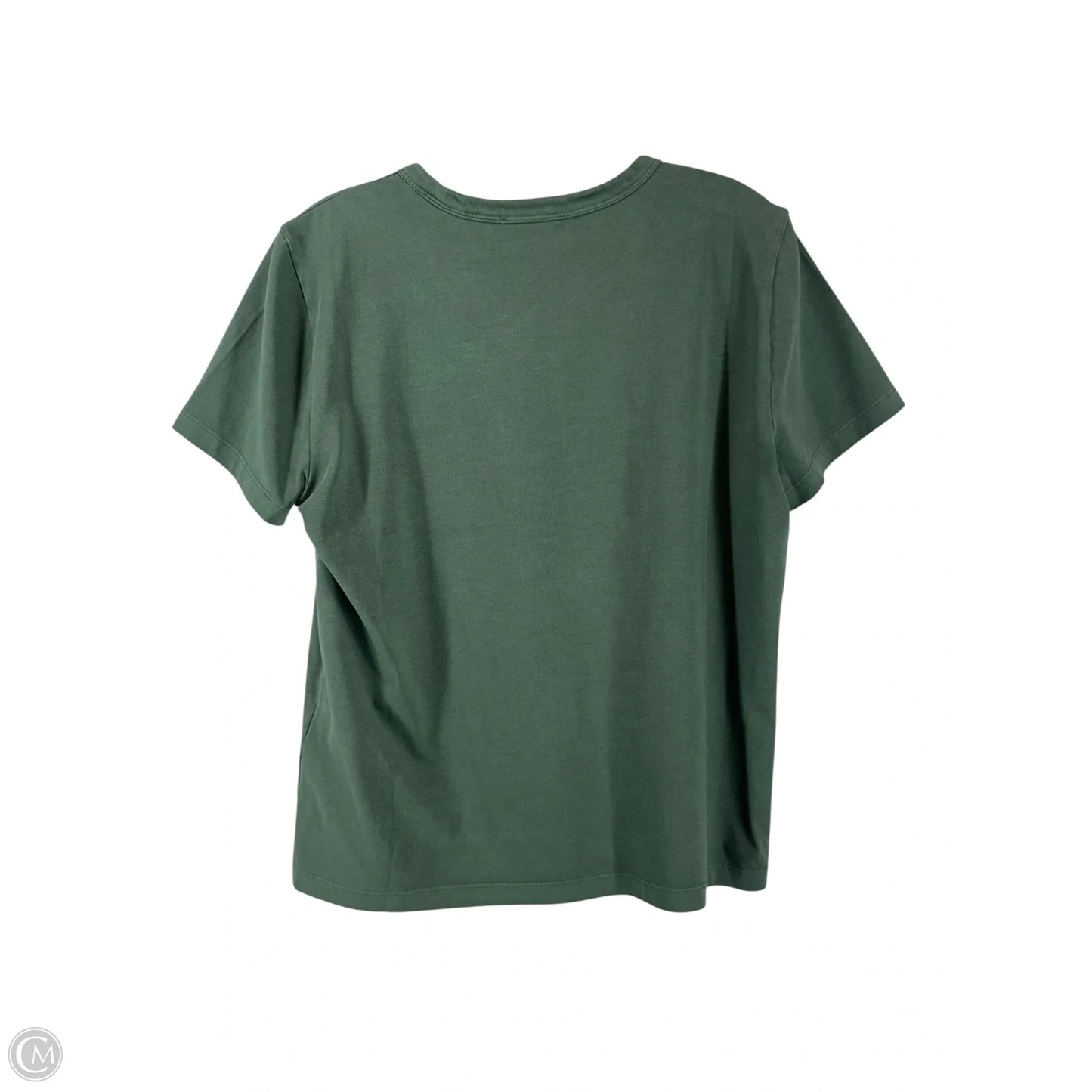 Top Short Sleeve By Madewell In Green, Size: M