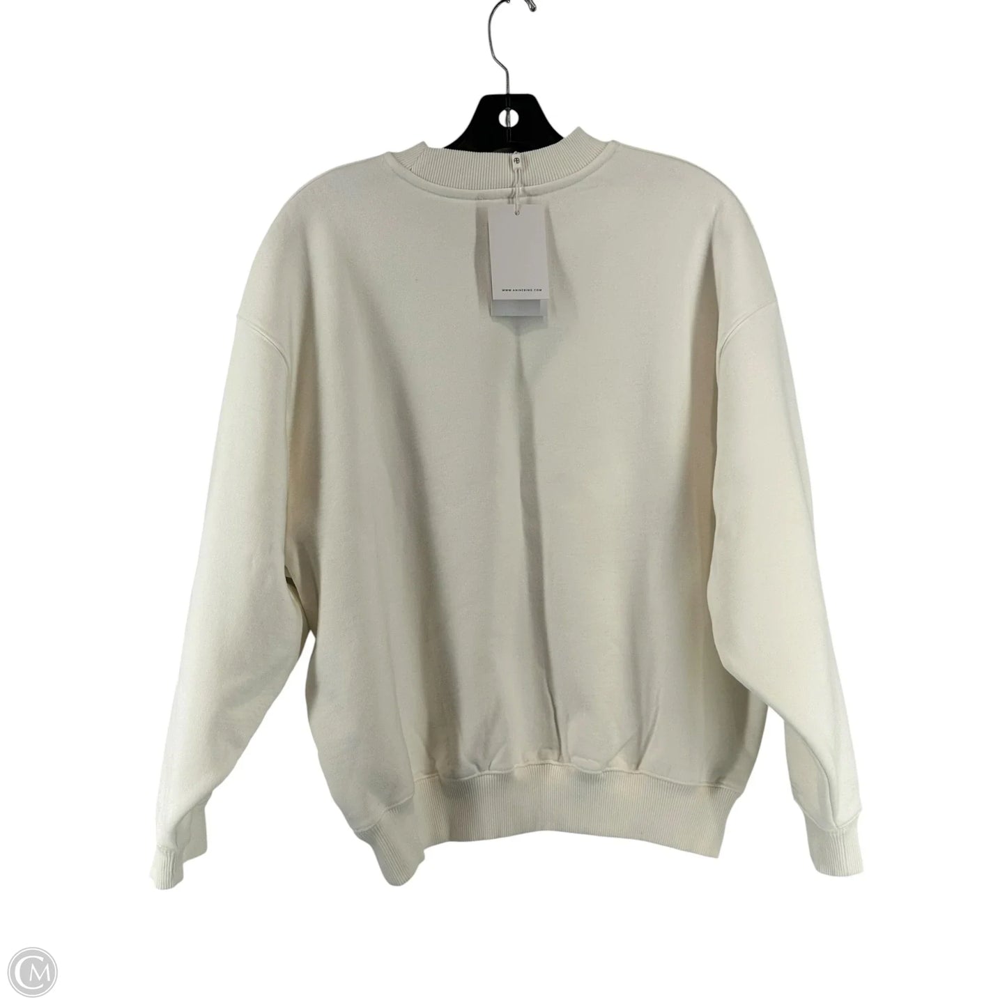 Sweatshirt Crewneck By Anine Bing In White, Size: Xs