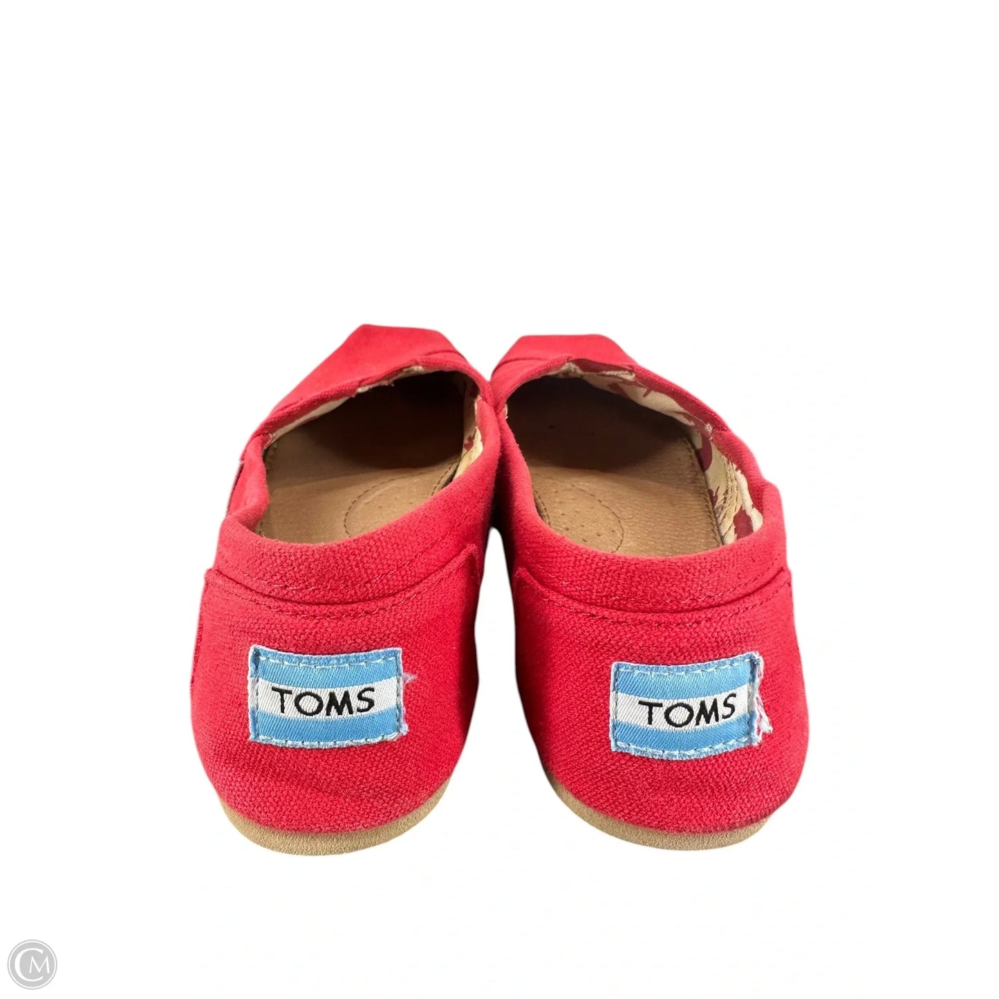 Shoes Flats By Toms In Red, Size: 6.5