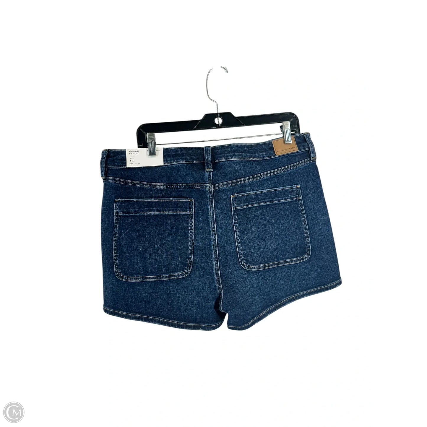 Shorts By American Eagle In Blue Denim, Size: 14