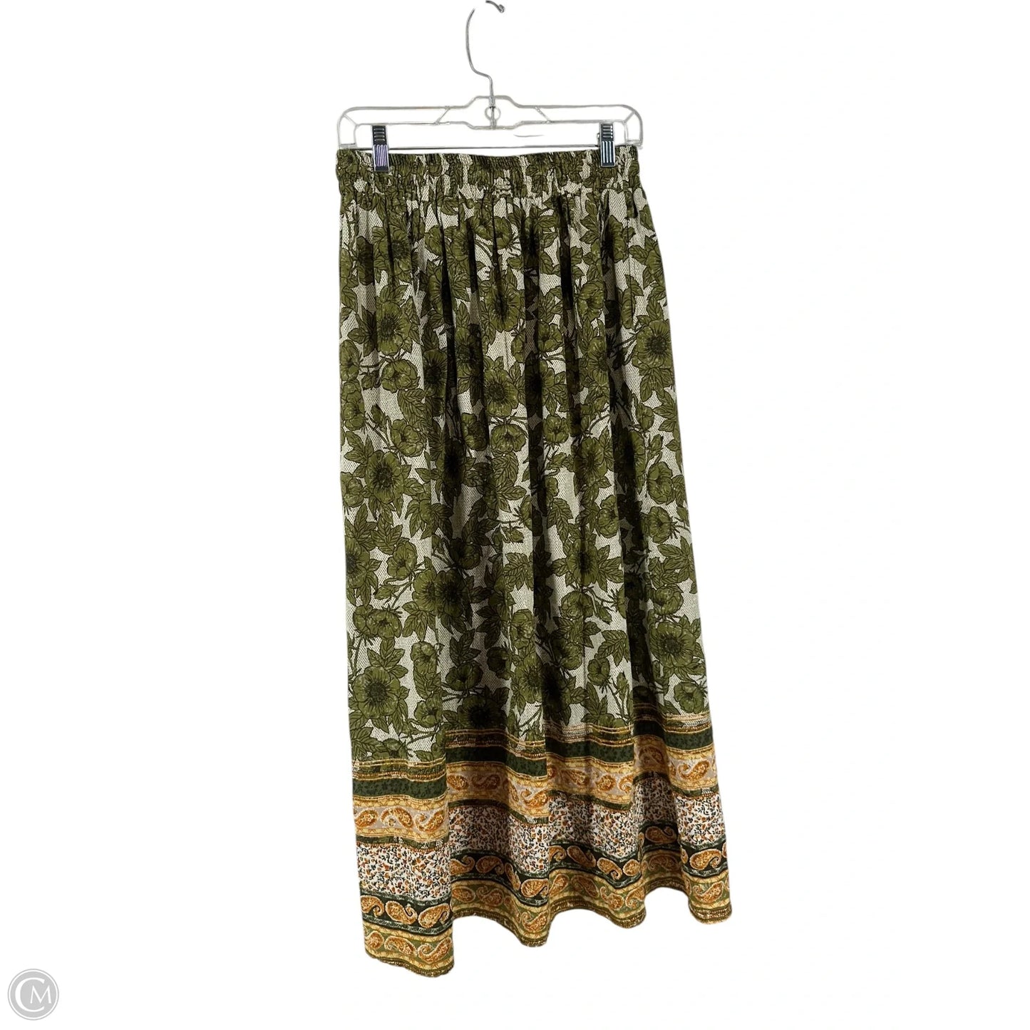 Skirt Maxi By Clothes Mentor In Green, Size: Xs