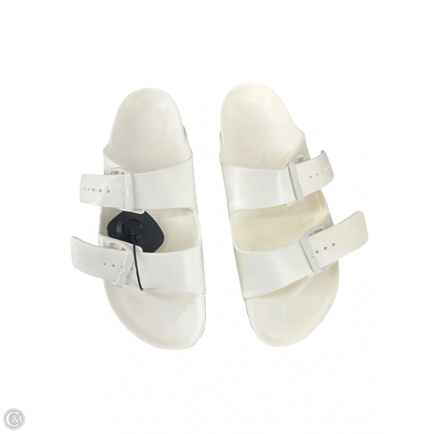 Sandals Flats By Birkenstock In Black, Size: 8
