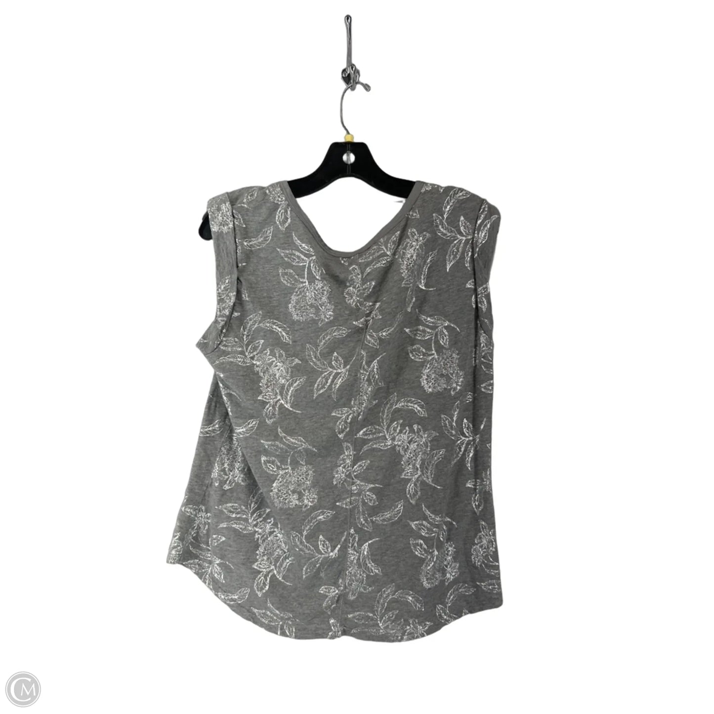 Top Sleeveless By White House Black Market In Silver, Size: L