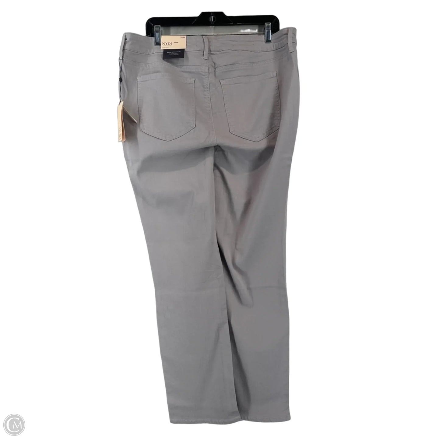 Jeans Wide Leg By Not Your Daughters Jeans In Grey, Size: 16
