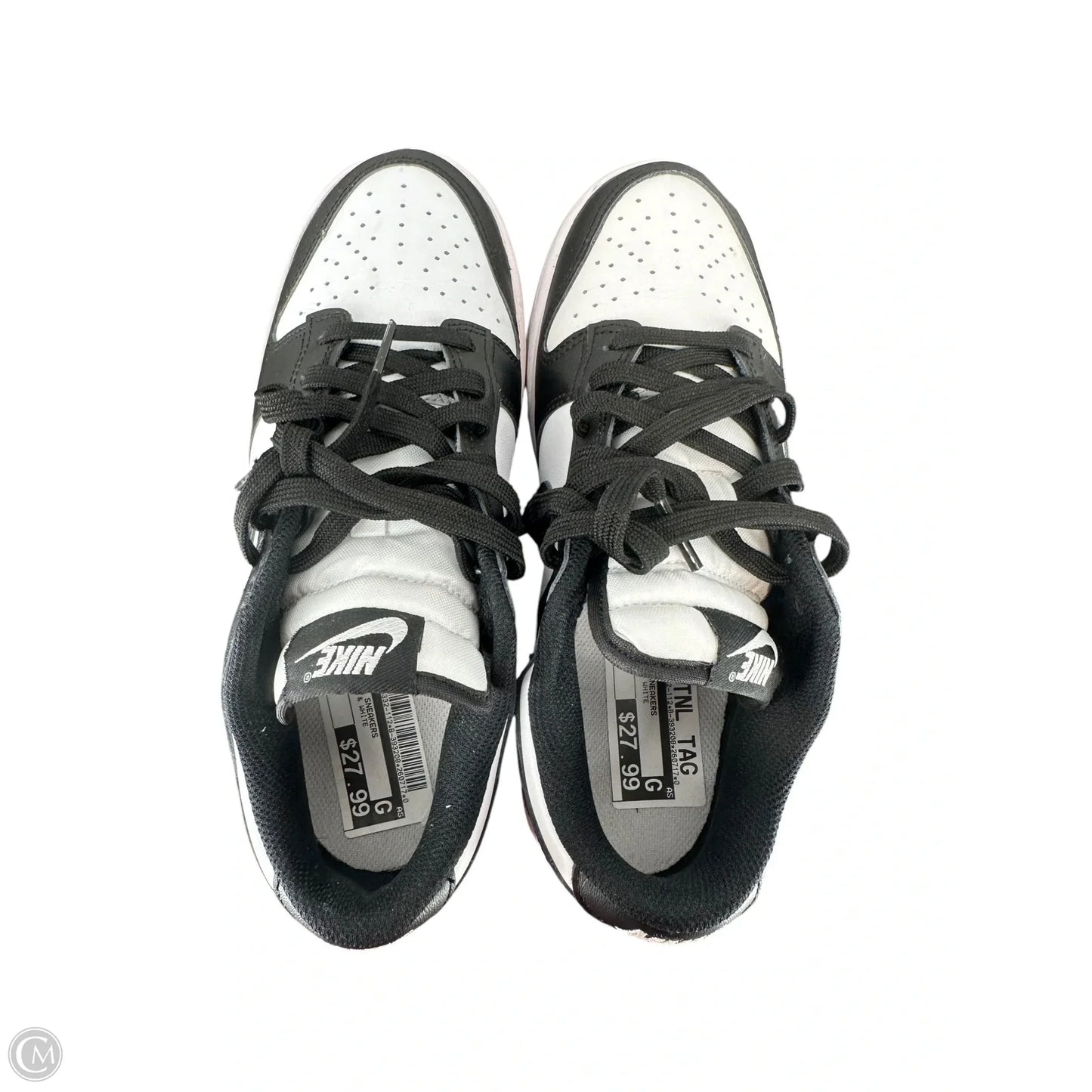 Shoes Sneakers By Nike In Black & White, Size: 7