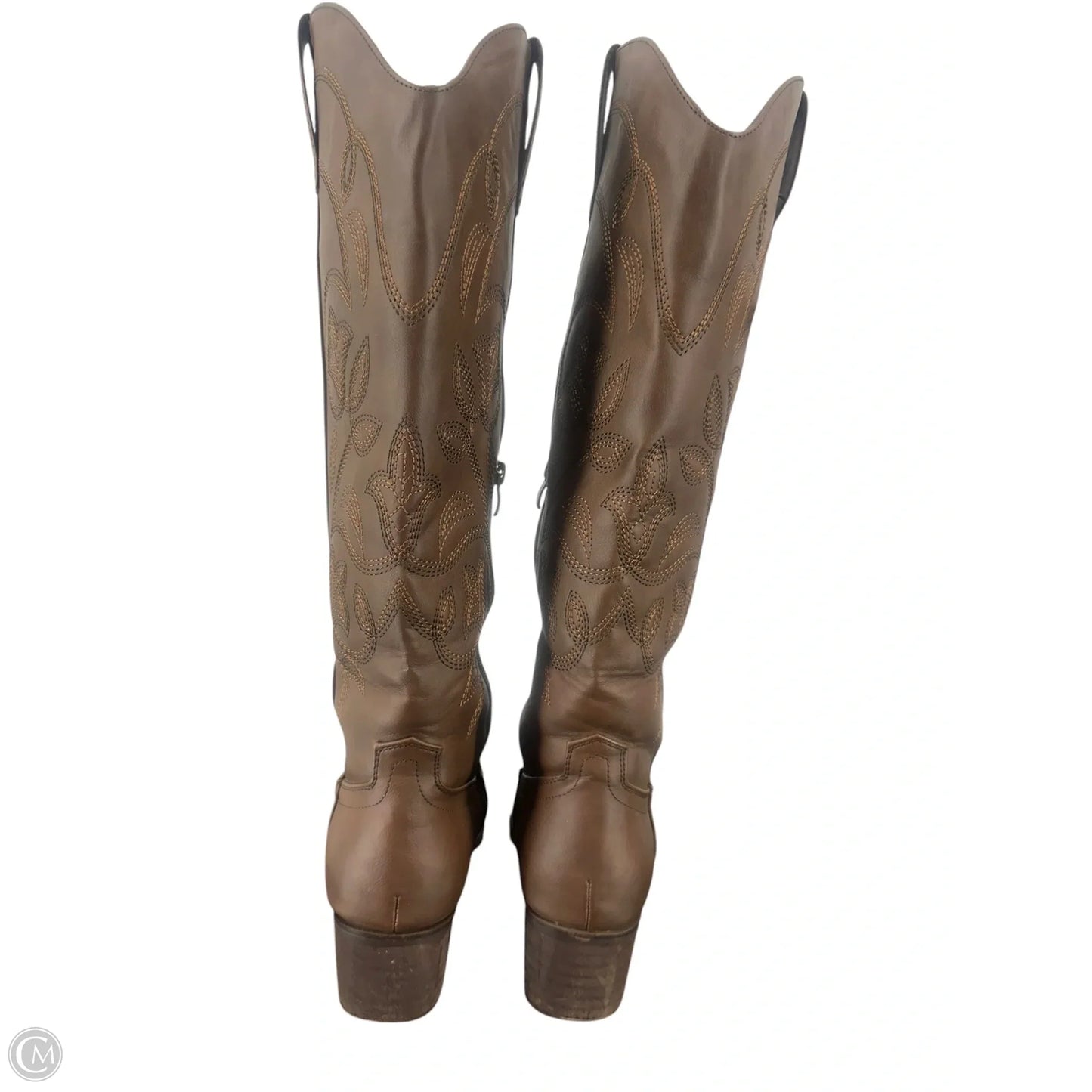 Boots Western By Clothes Mentor In Brown, Size: 8