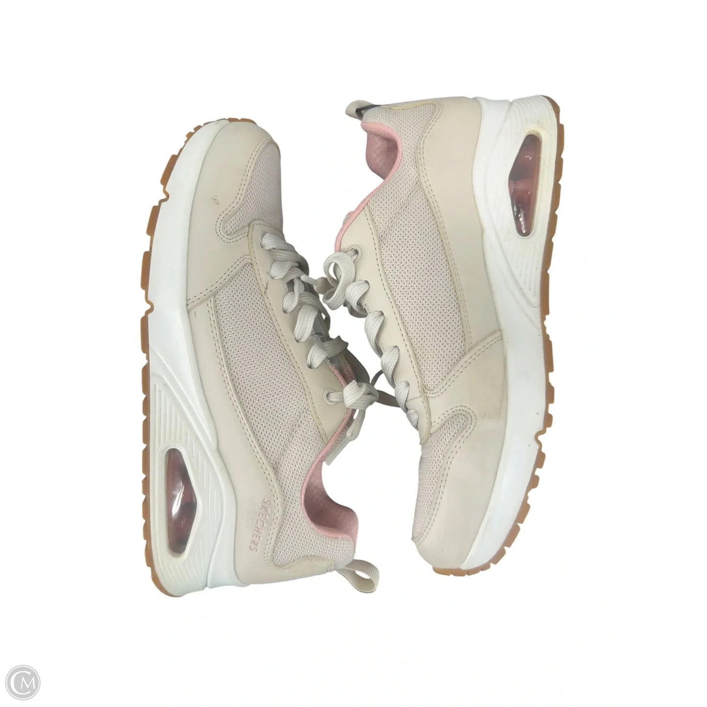 Shoes Sneakers By Skechers In Ivory, Size: 8.5