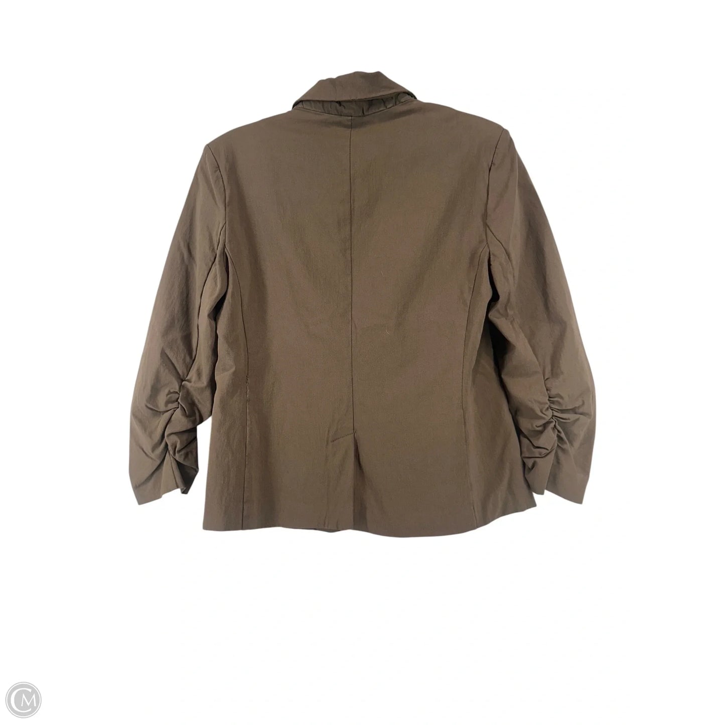 Blouse 3/4 Sleeve By Dressbarn In Brown, Size: S