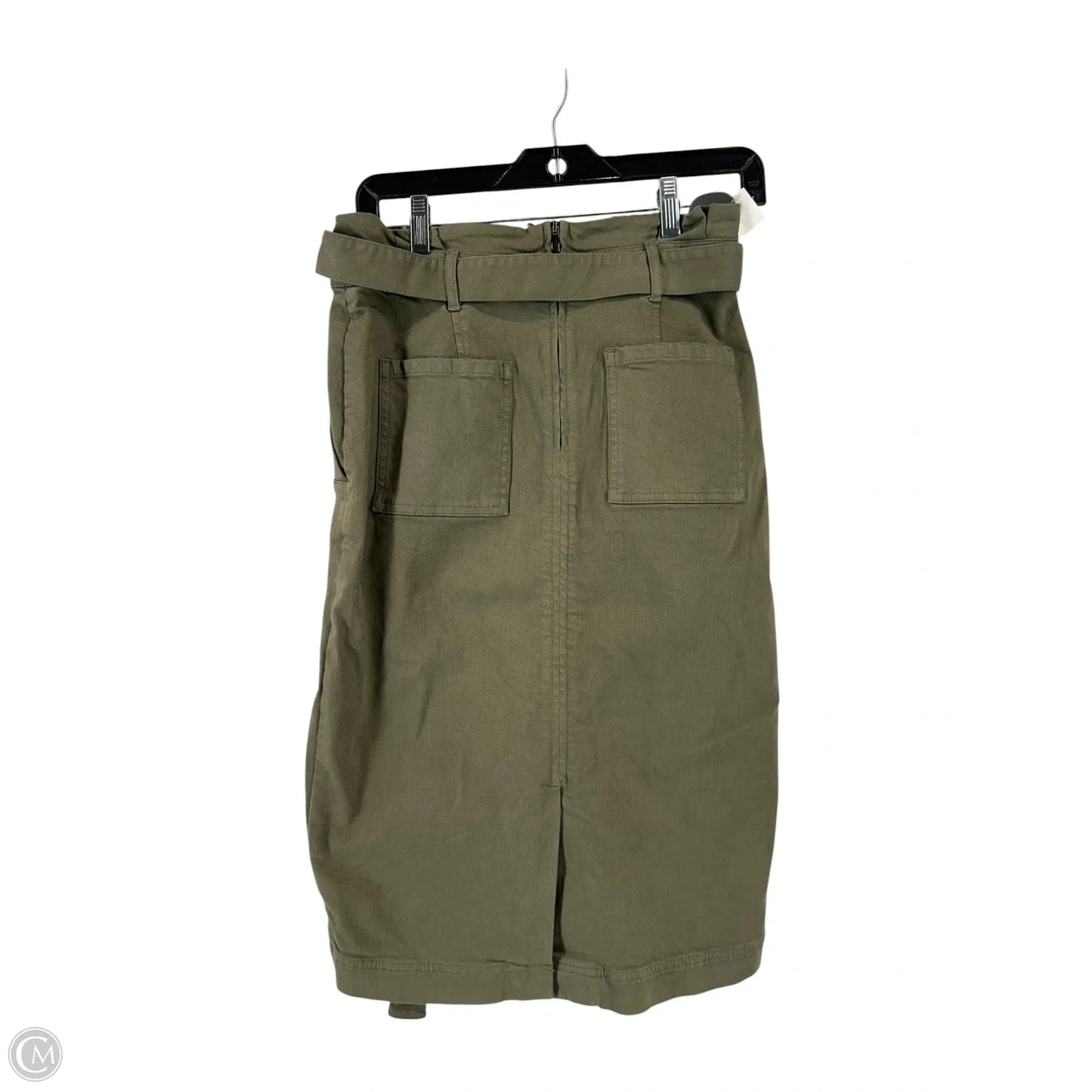 Skirt Midi By Banana Republic In Green, Size: 0