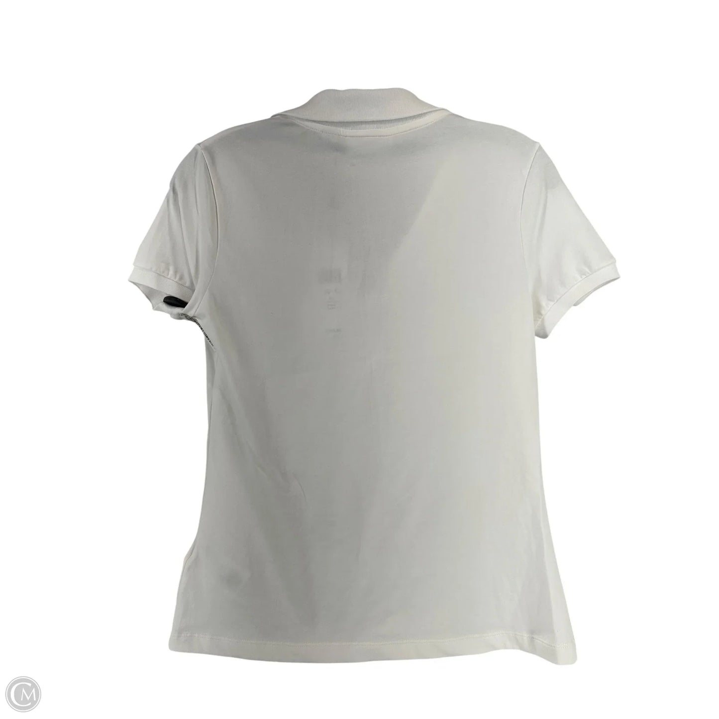 Top Short Sleeve By Lacoste In White, Size: S