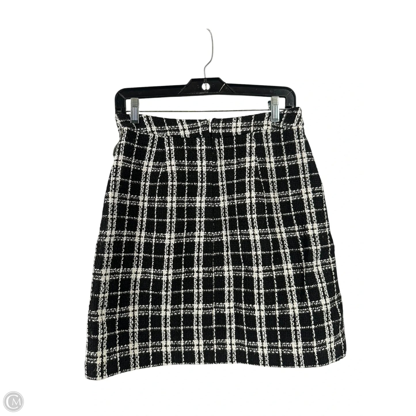 Skirt Mini & Short By Banana Republic In Black & White, Size: 4