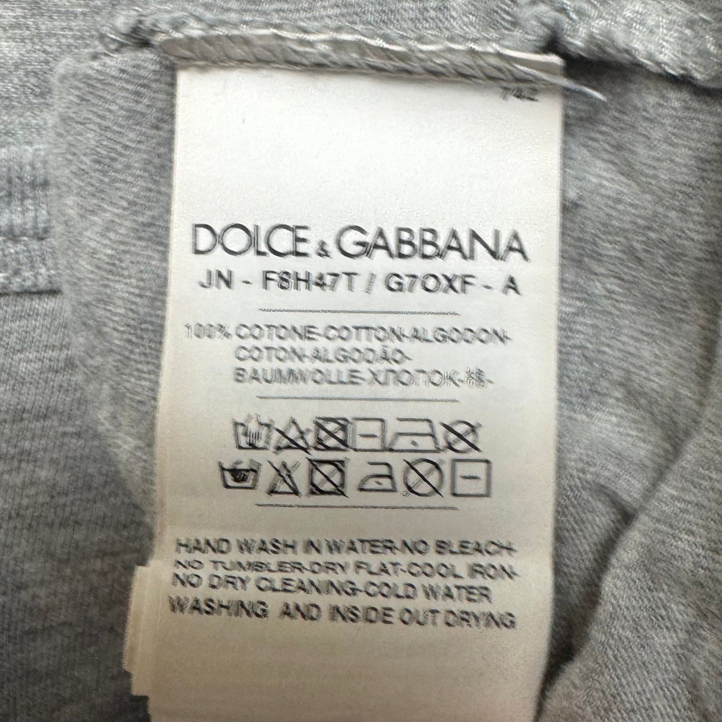 DG Millennials Top Sleeveless Luxury Designer By Dolce And Gabbana In Grey, Size: 8 (44)