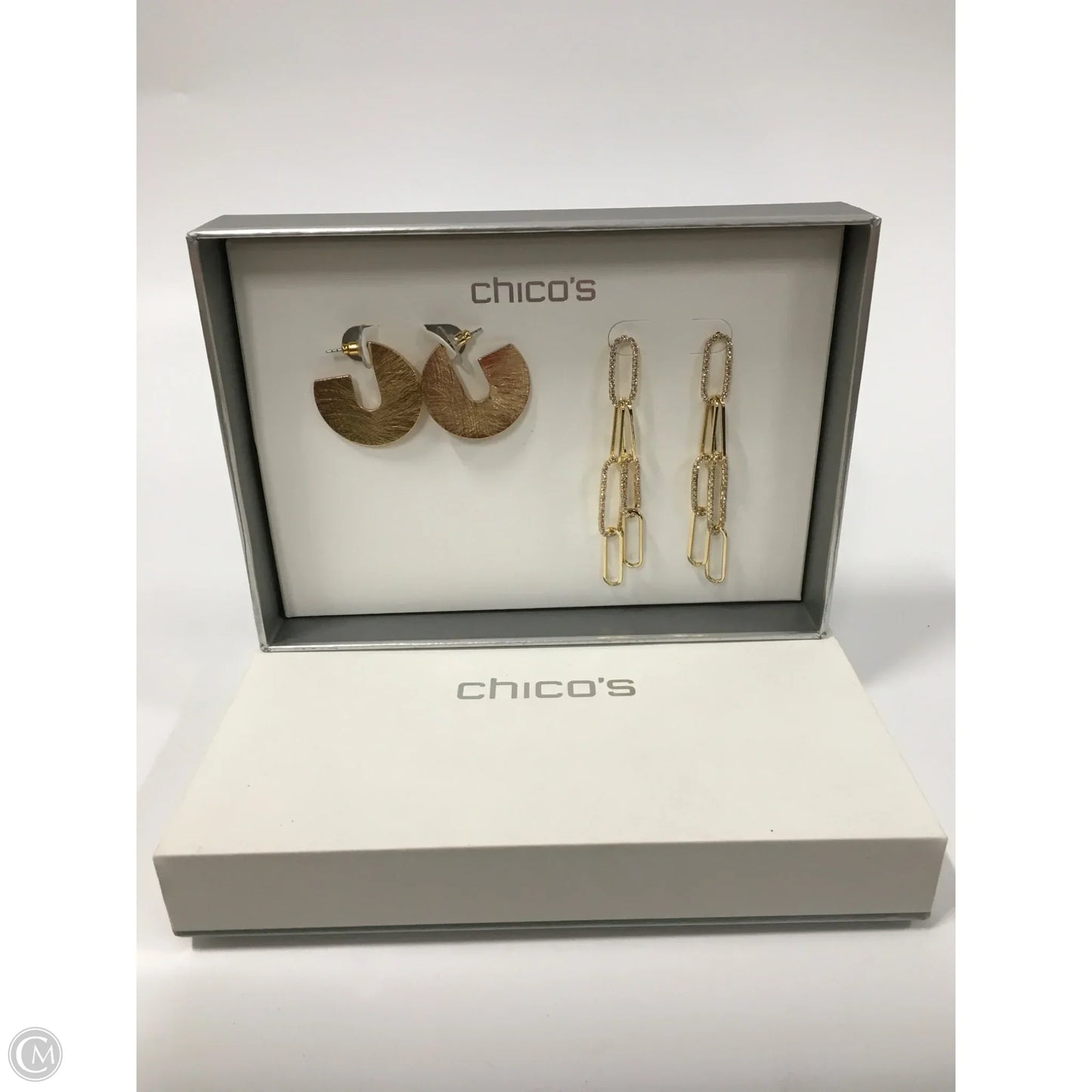 Earrings Dangle/drop By Chicos, Size: 02 Piece Set