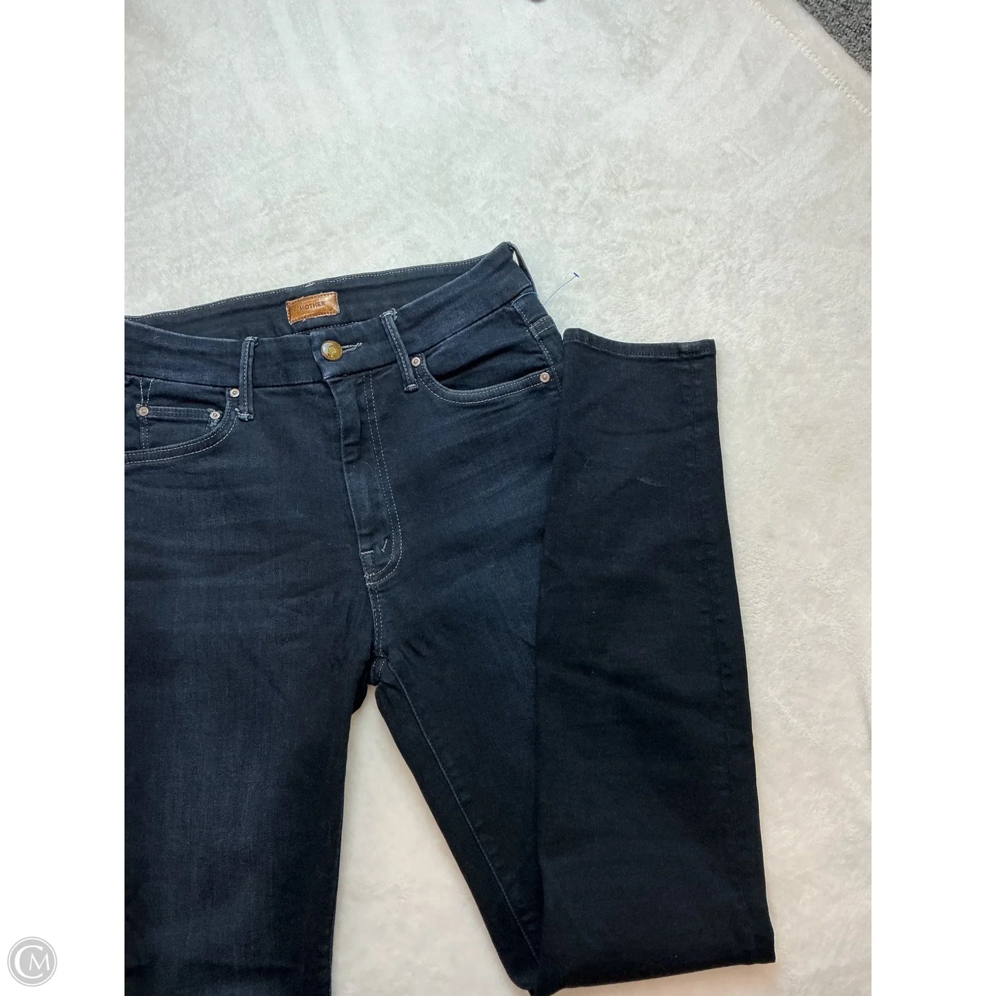 Jeans Skinny By Mother In Blue Denim, Size: 4