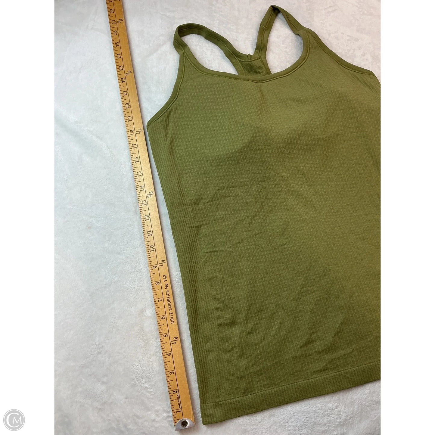 Athletic Tank Top By Lululemon In Green, Size: 12