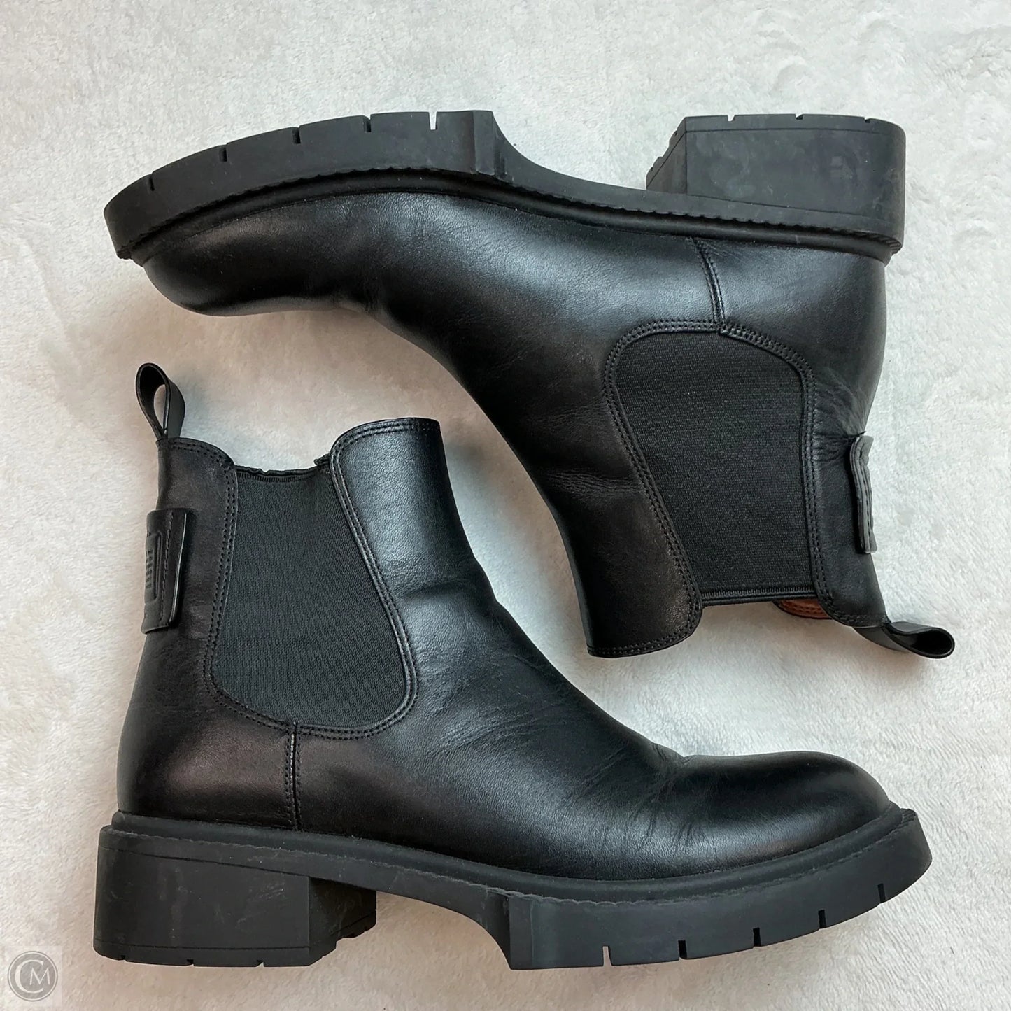 Boots Designer By Coach In Black, Size: 6