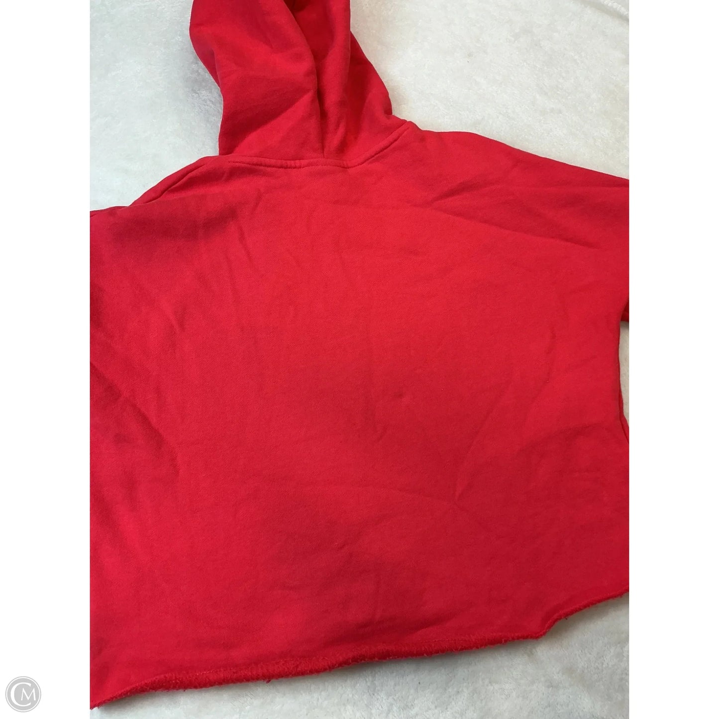 Athletic Sweatshirt Hoodie By Nfl In Red, Size: S