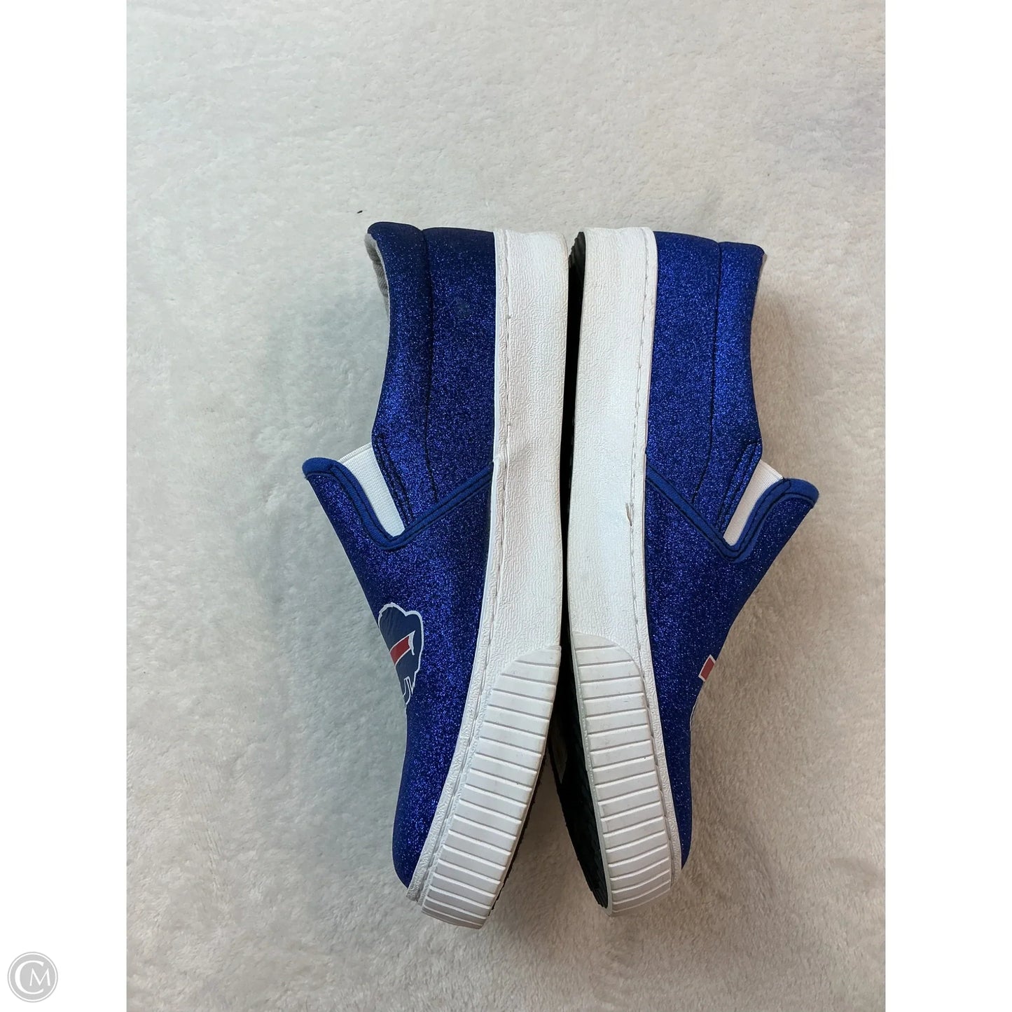 Shoes Flats By Clothes Mentor In Blue & Red, Size: 8