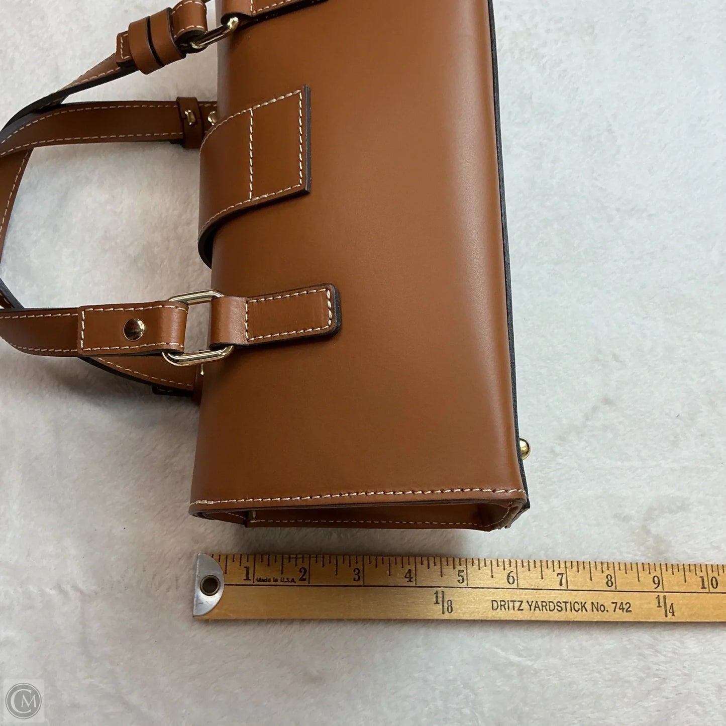 Handbag Leather By Clothes Mentor, Size: Small