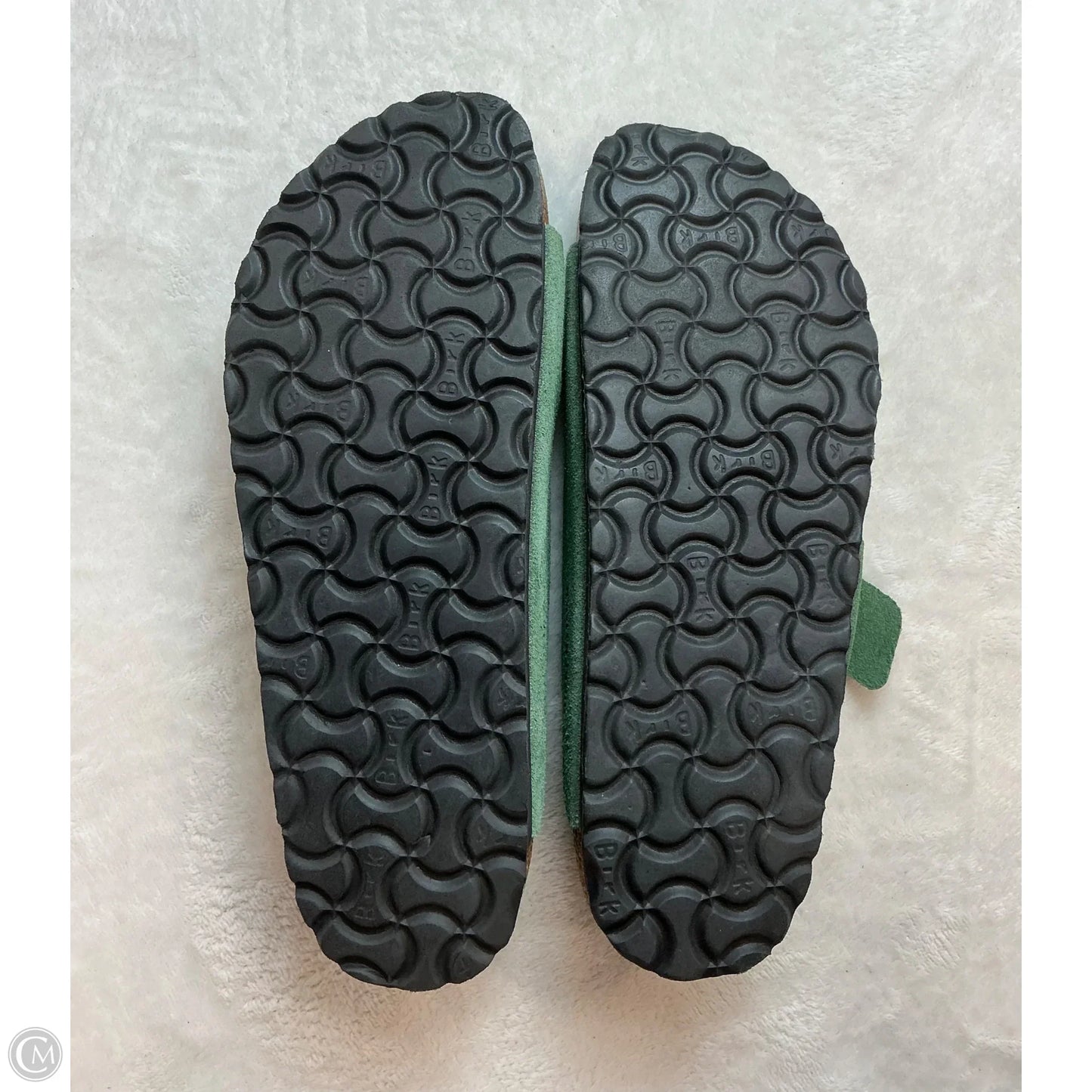 Sandals Flats By Birkenstock In Green, Size: 9