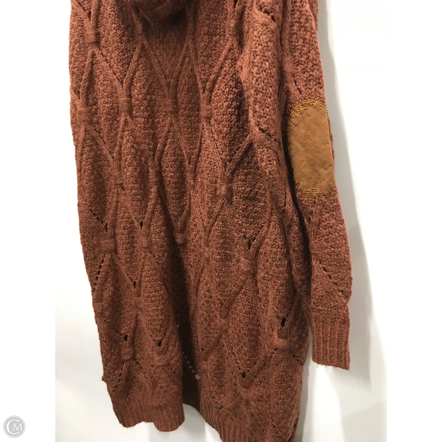 Sweater Cardigan By Pol In Brown, Size: 2x