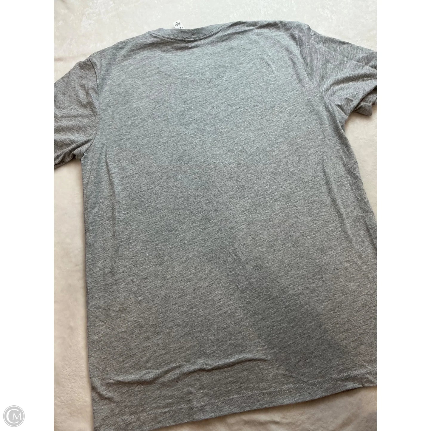 Top Short Sleeve Basic By Bella + Canvas In Grey, Size: M