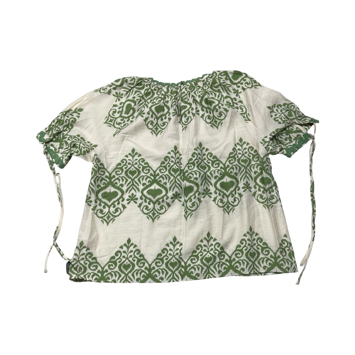 Top Ss By Gigio In Cream & Green, Size:M