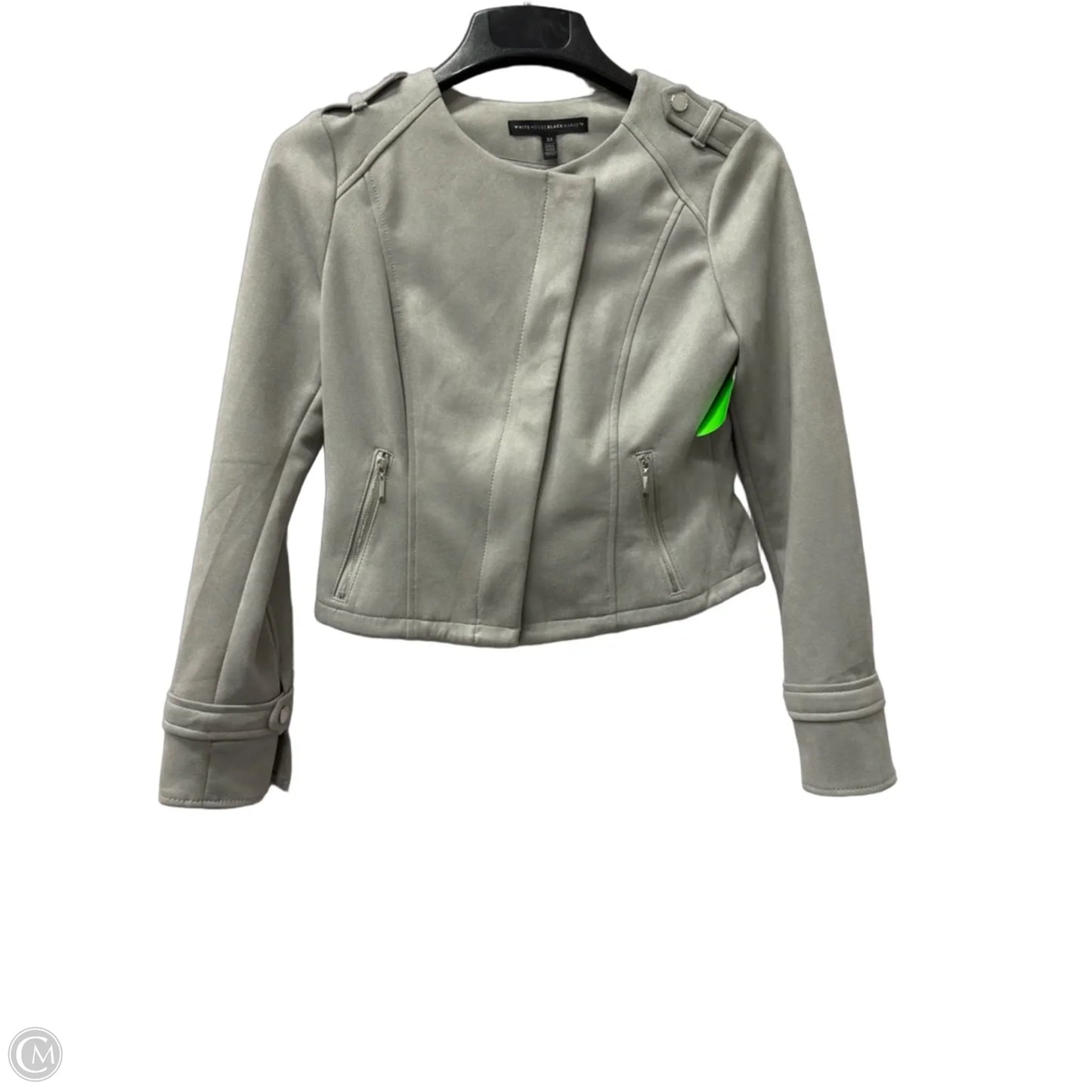 Jacket Other By White House Black Market In Grey, Size: Xs