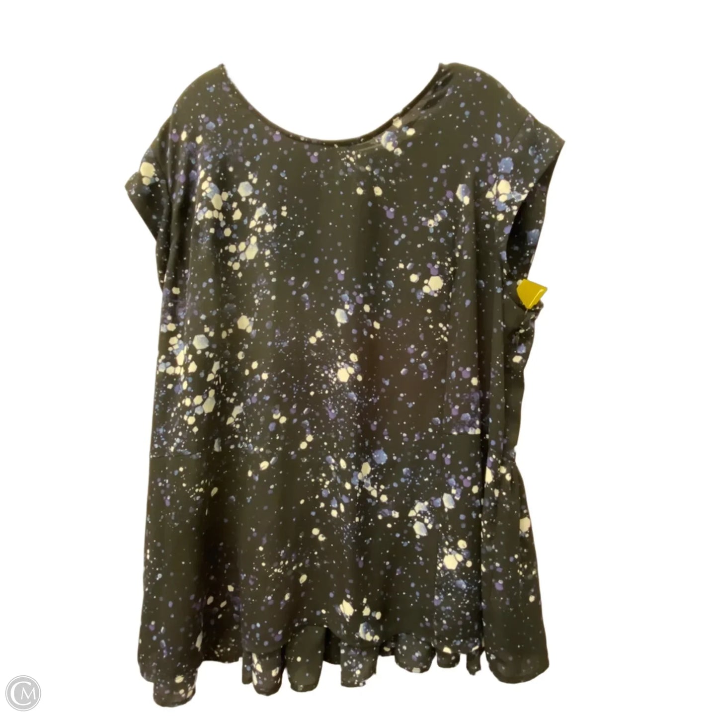 Top Short Sleeve By Sejour In Black, Size: 1x