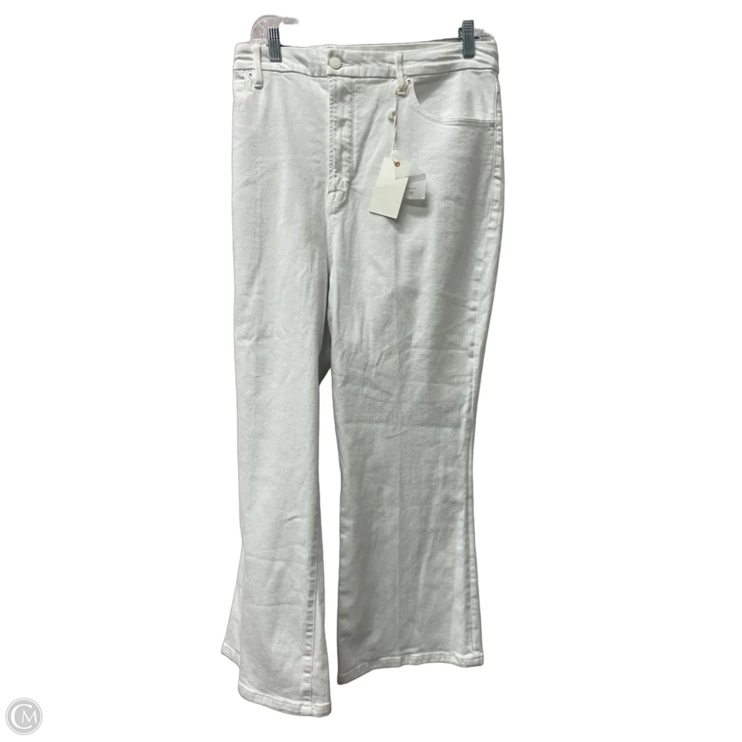 Jeans Cropped By Good American In White, Size: 20