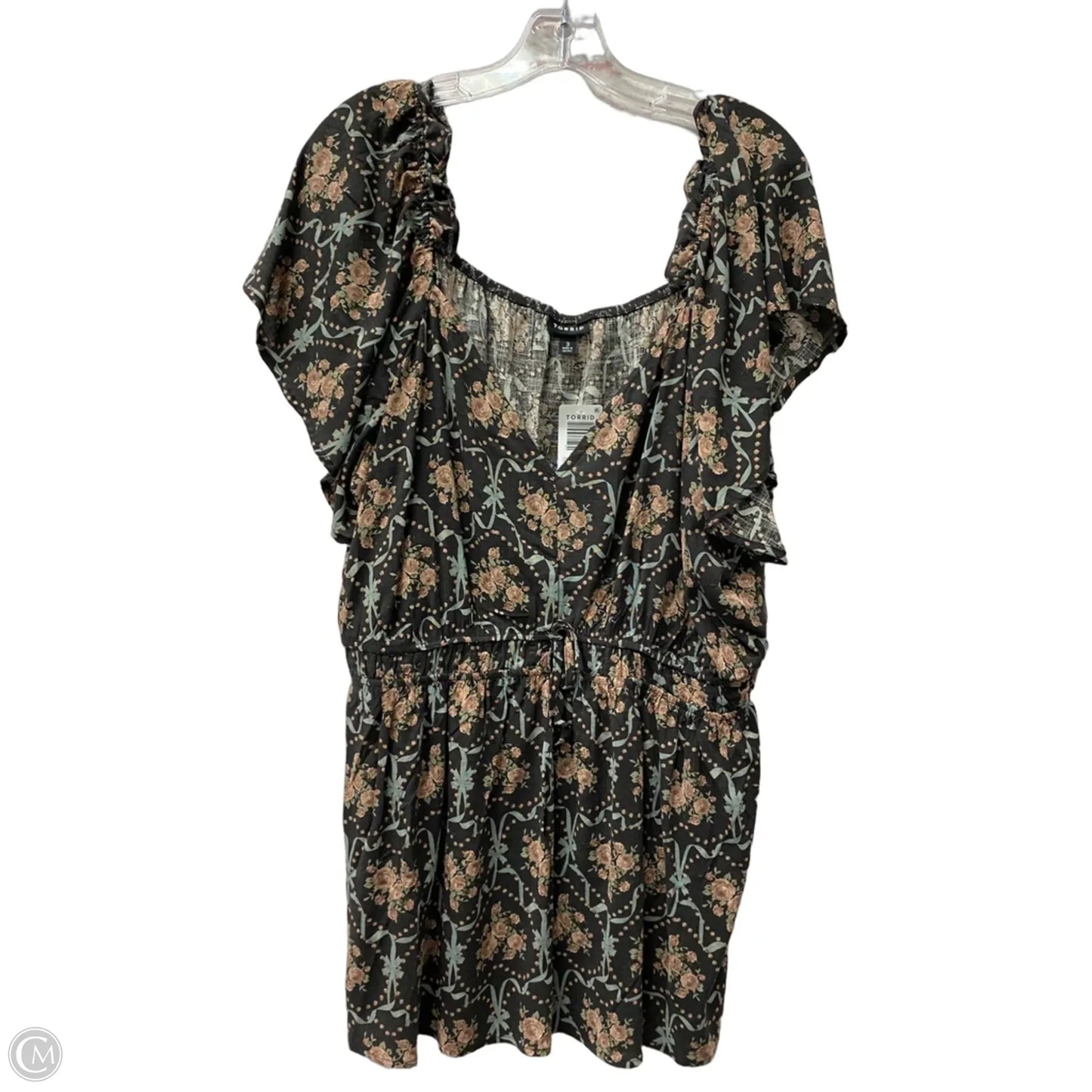 Top Short Sleeve By Torrid In Grey, Size: 3x