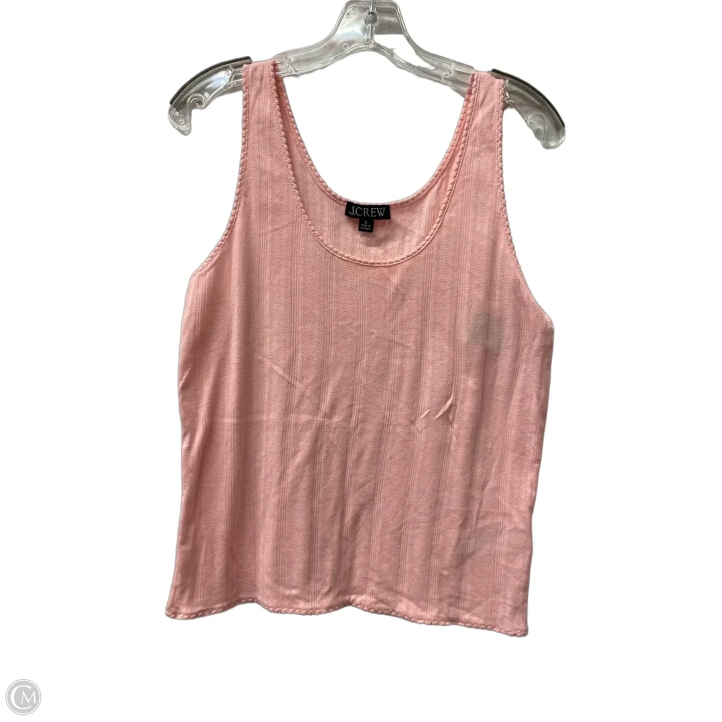 Tank Top By J. Crew In Pink, Size: L