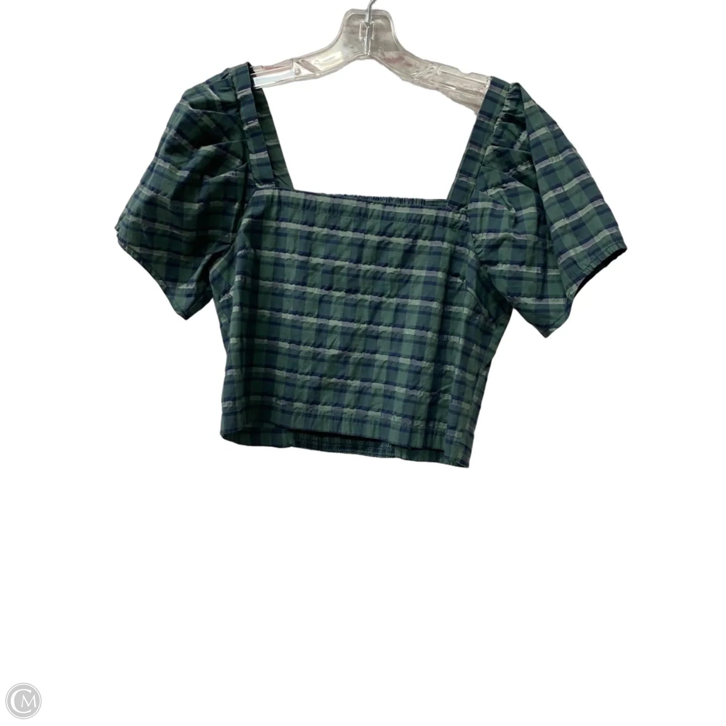 Top Short Sleeve By Madewell In Green, Size: S