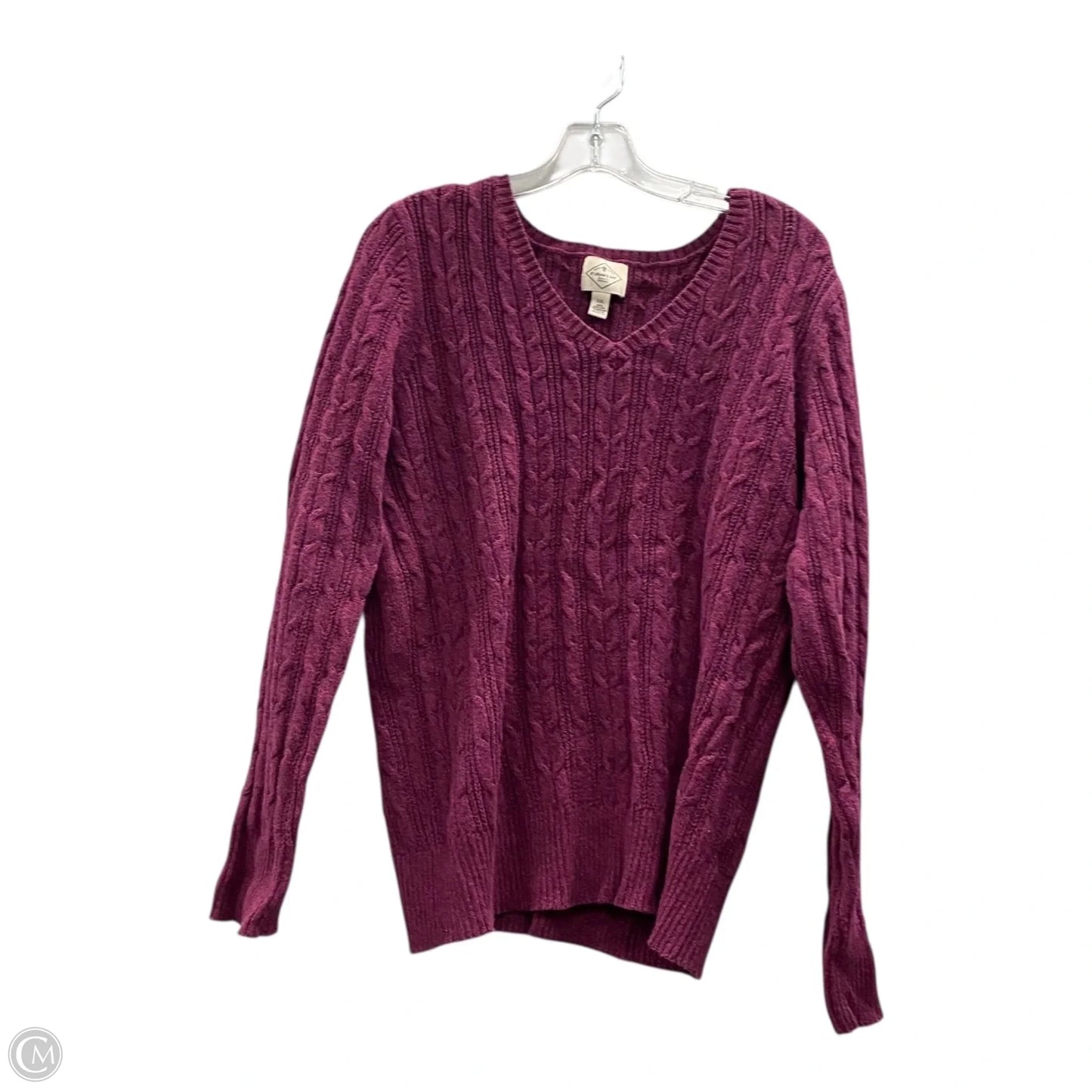 Sweater By St Johns Bay In Purple, Size: 1x