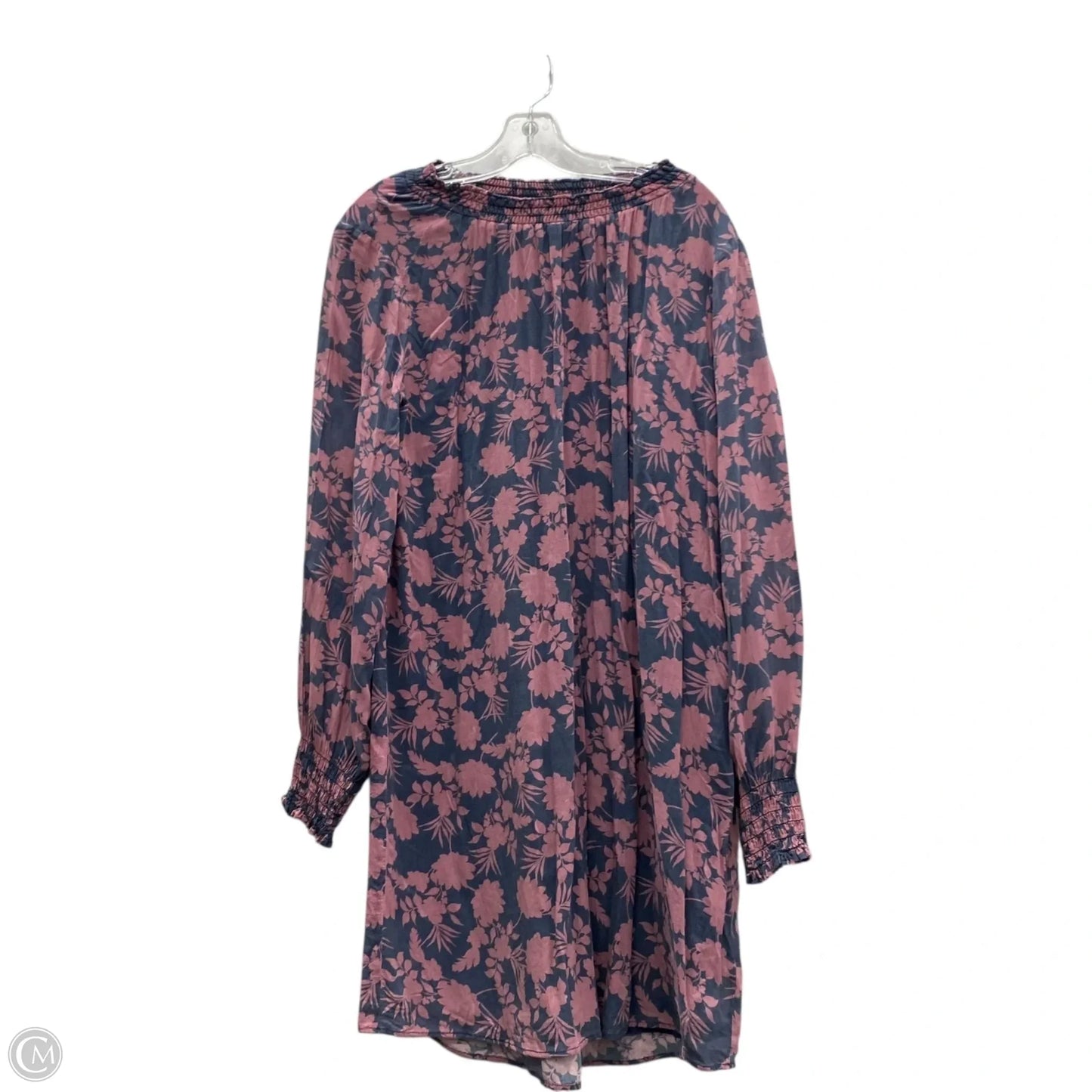 Dress Casual Midi By Cloth & Stone In Blue & Purple, Size: M