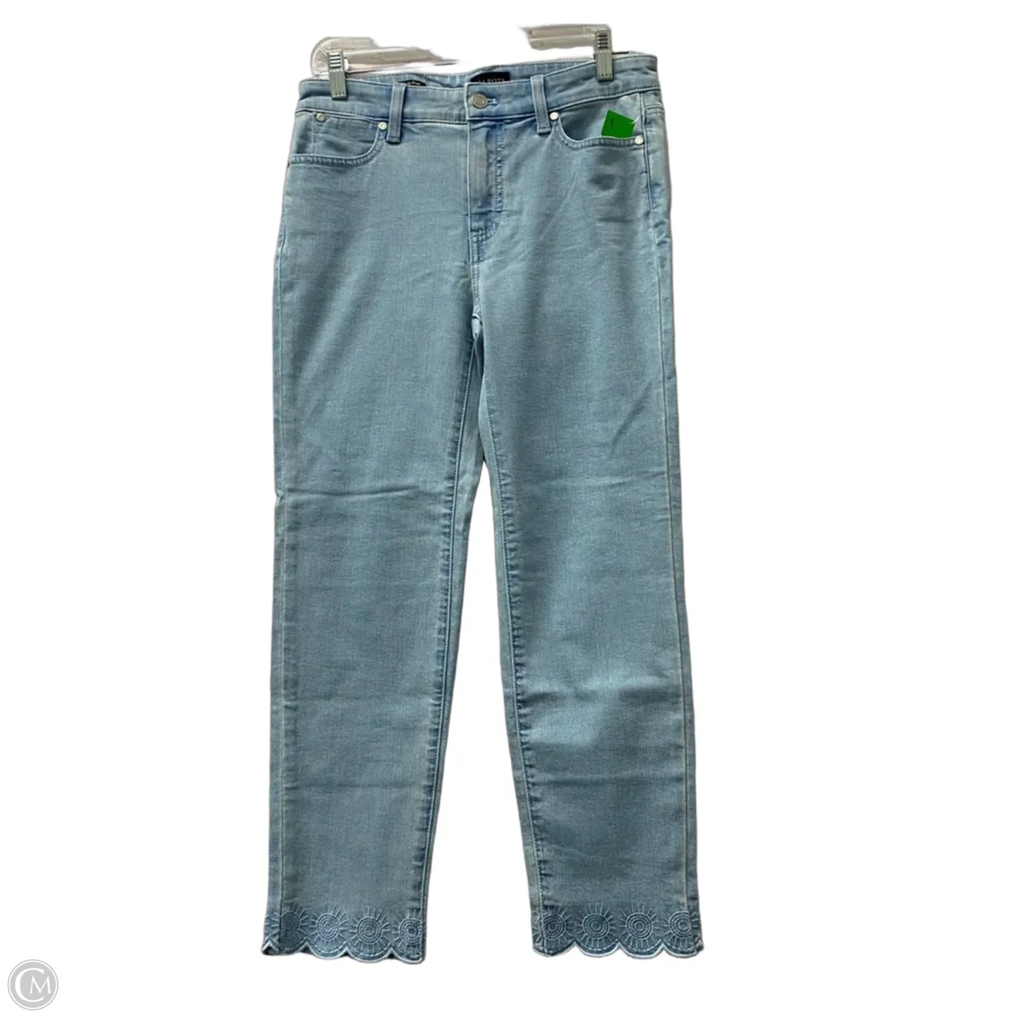 Jeans Cropped By Talbots In Blue Denim, Size: 2