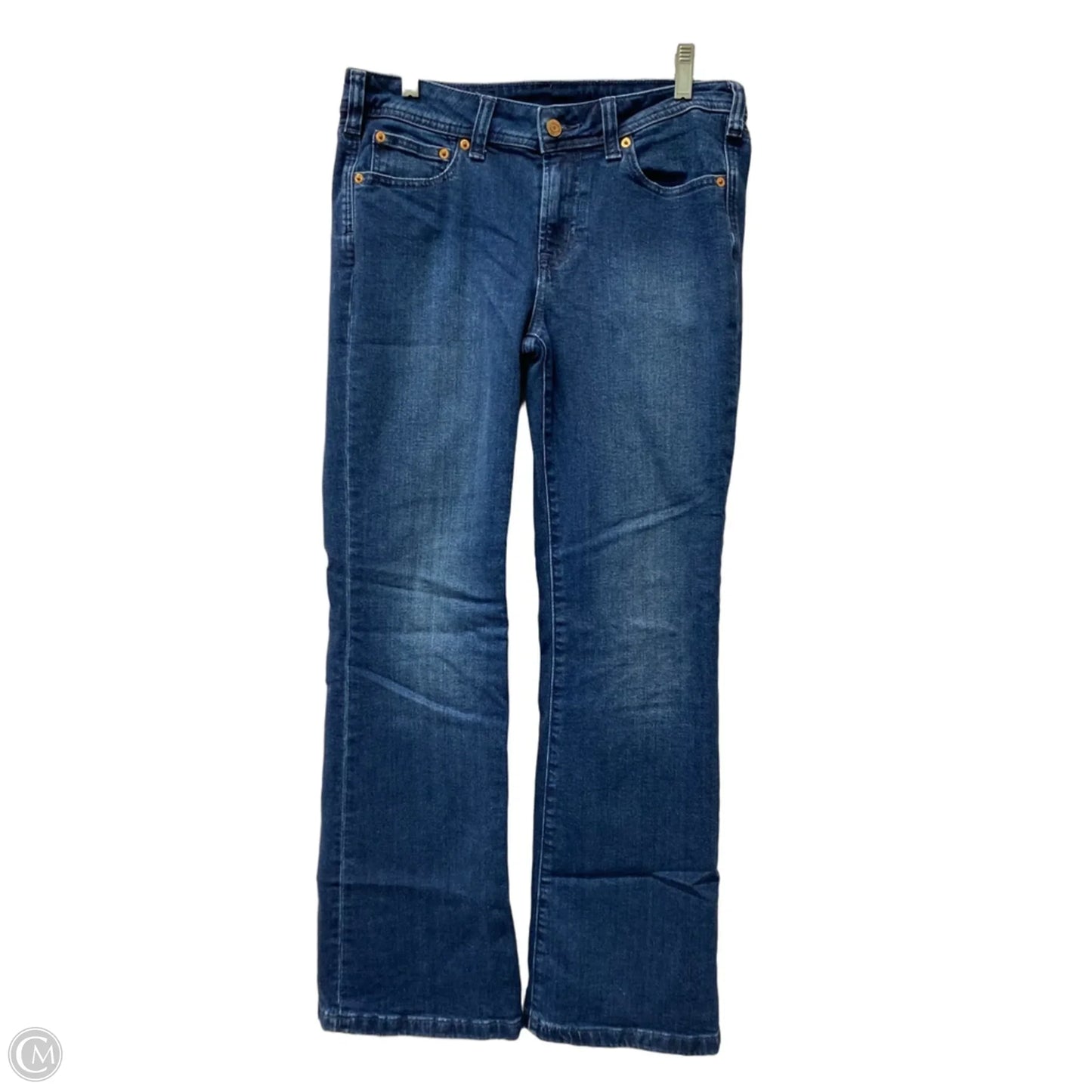 Jeans Flared By Gap In Blue Denim, Size: 8
