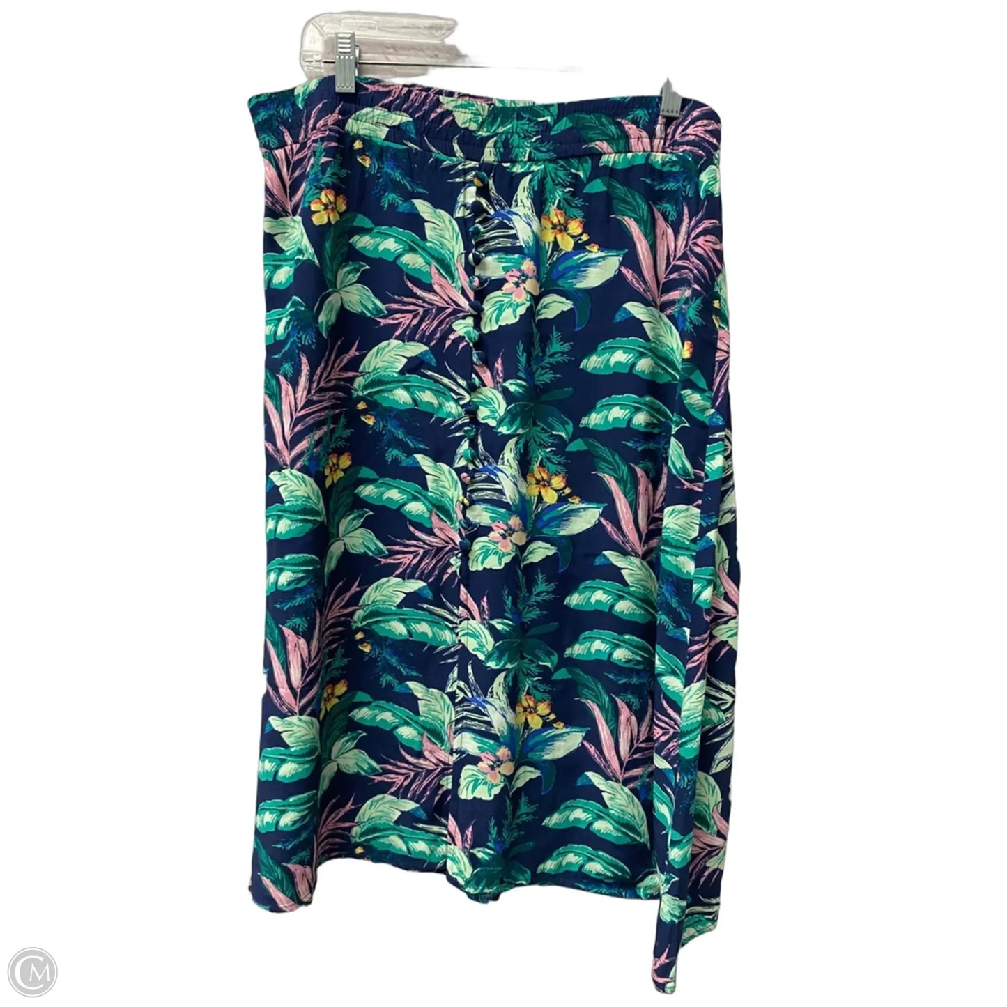 Skirt Midi By Loft In Blue, Size: Mp