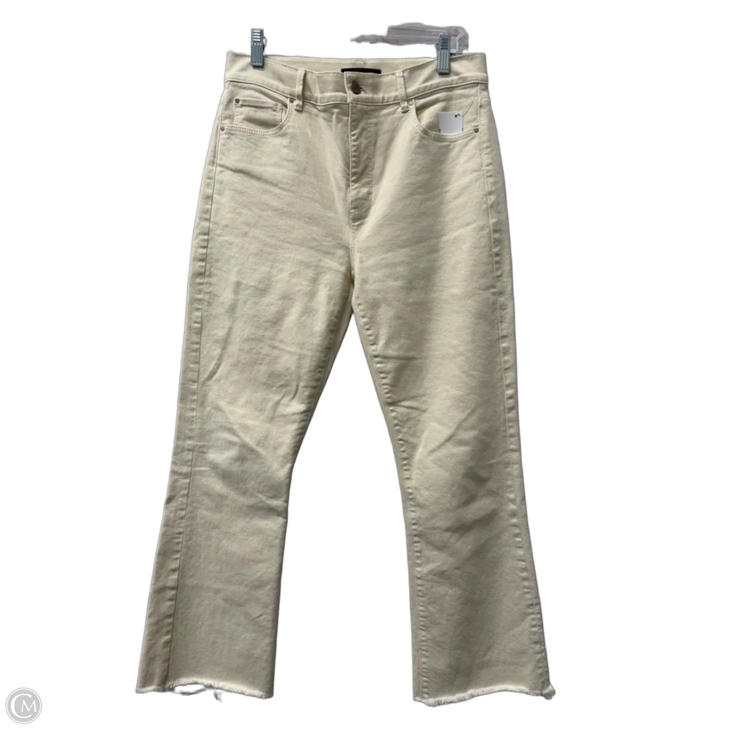 Jeans Straight By Ann Taylor In Cream, Size: 6