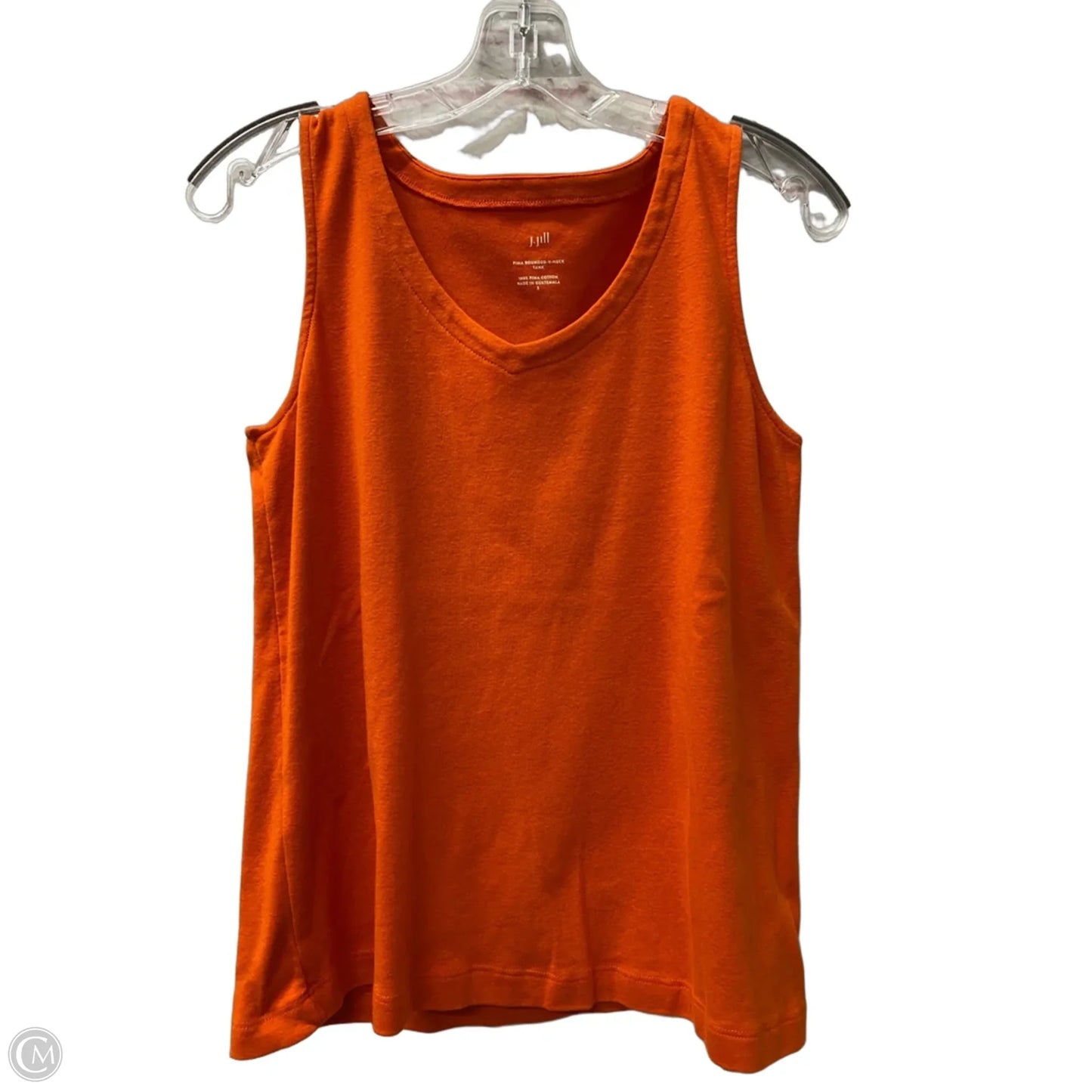 Top Sleeveless Basic By J. Jill In Orange, Size: S