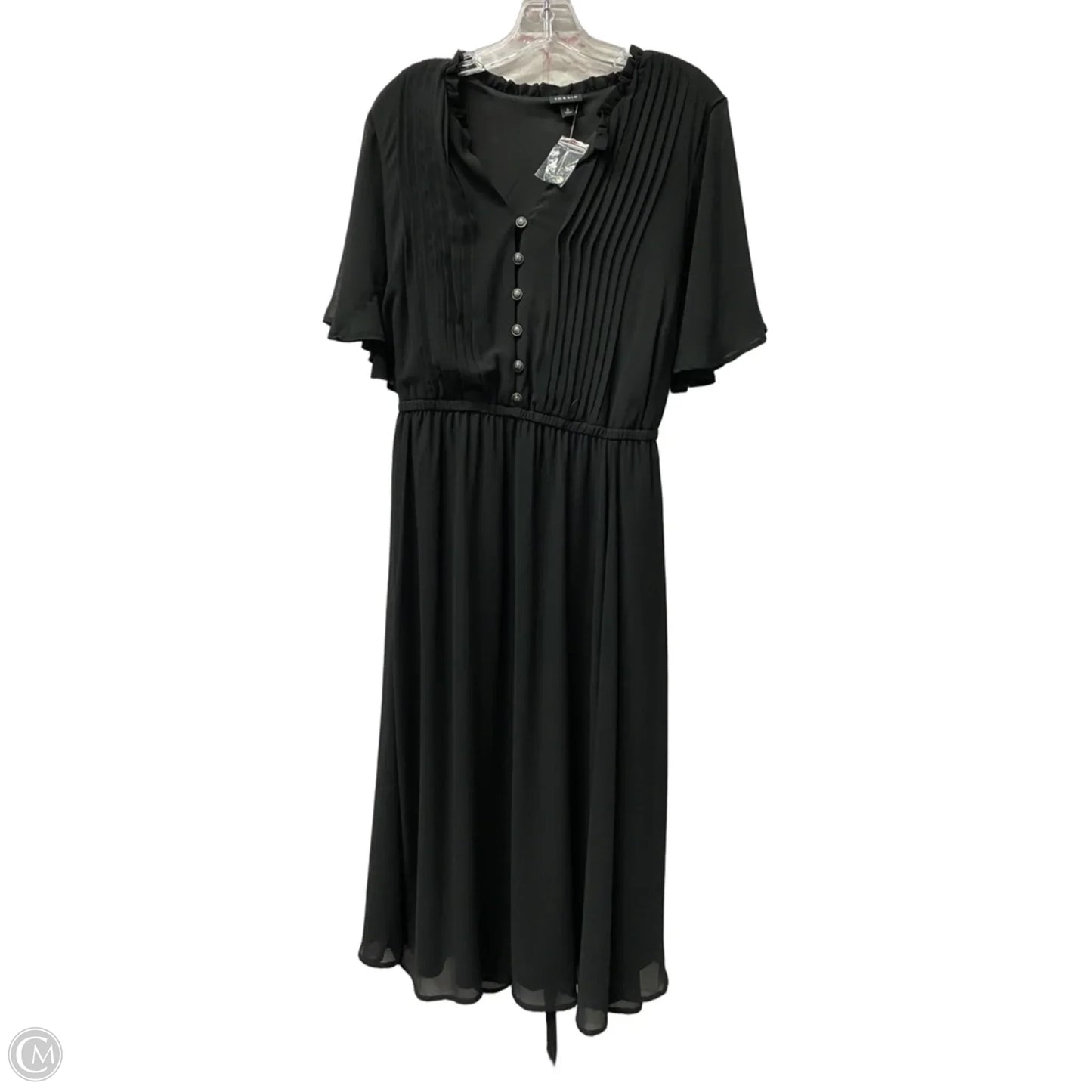 Dress Casual Midi By Torrid In Black, Size: 2x