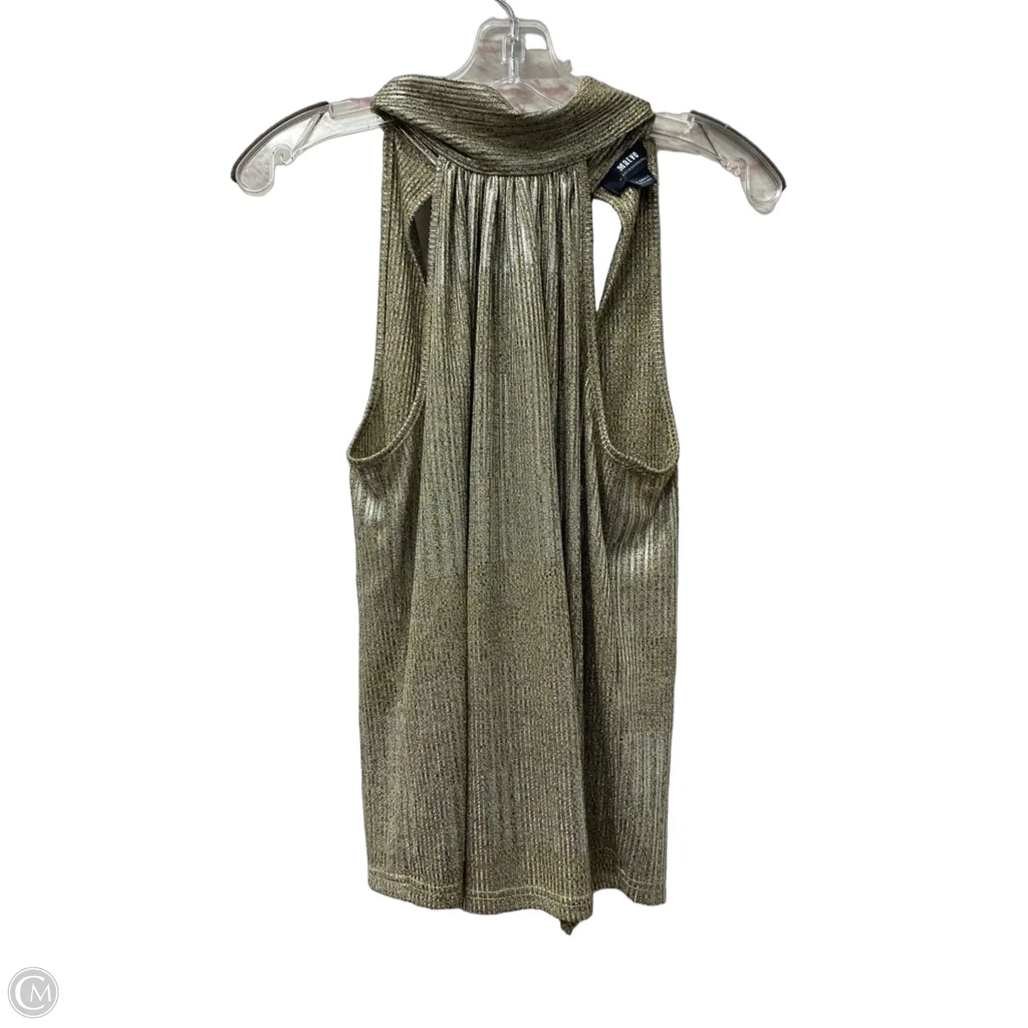 Top Sleeveless By Maeve In Silver, Size: Xs