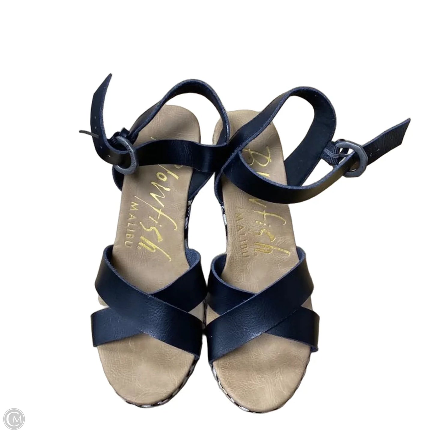 Shoes Heels Wedge By Blowfish In Black, Size: 7.5