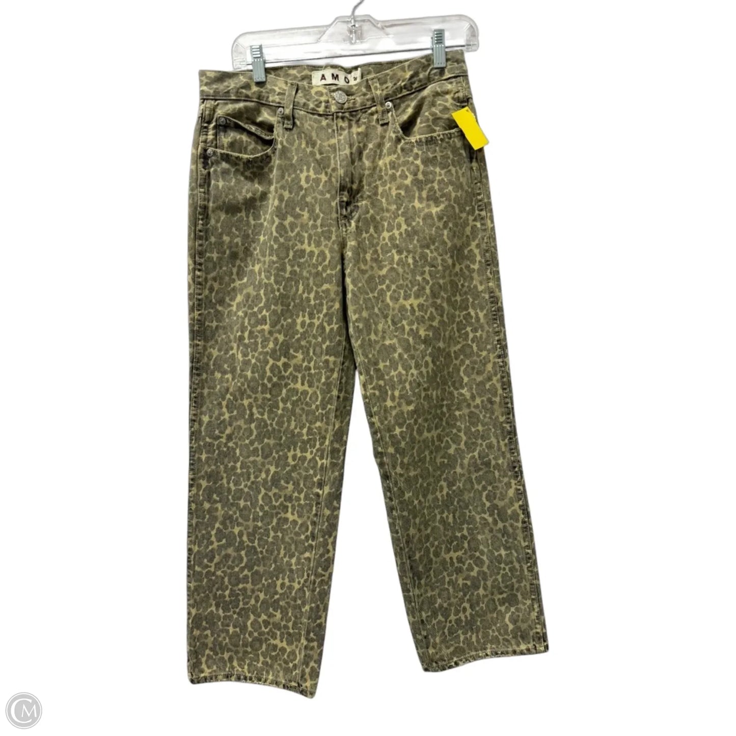 Jeans Wide Leg By Amo In Animal Print, Size: 2