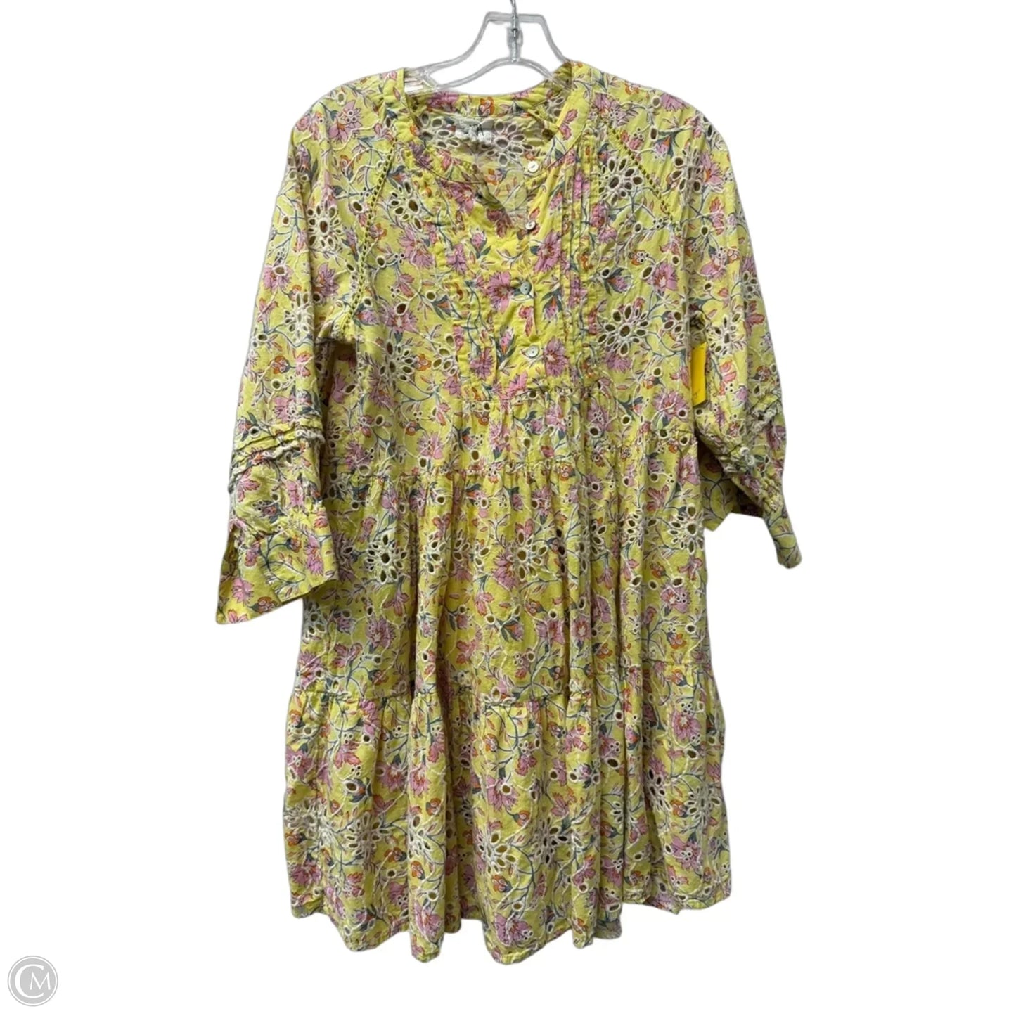Dress Casual Short By Anthropologie In Yellow, Size: S