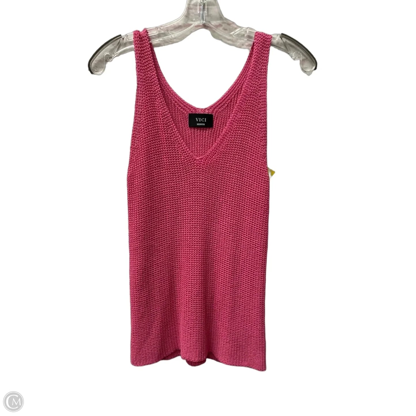 Top Sleeveless By Vici In Pink, Size: M