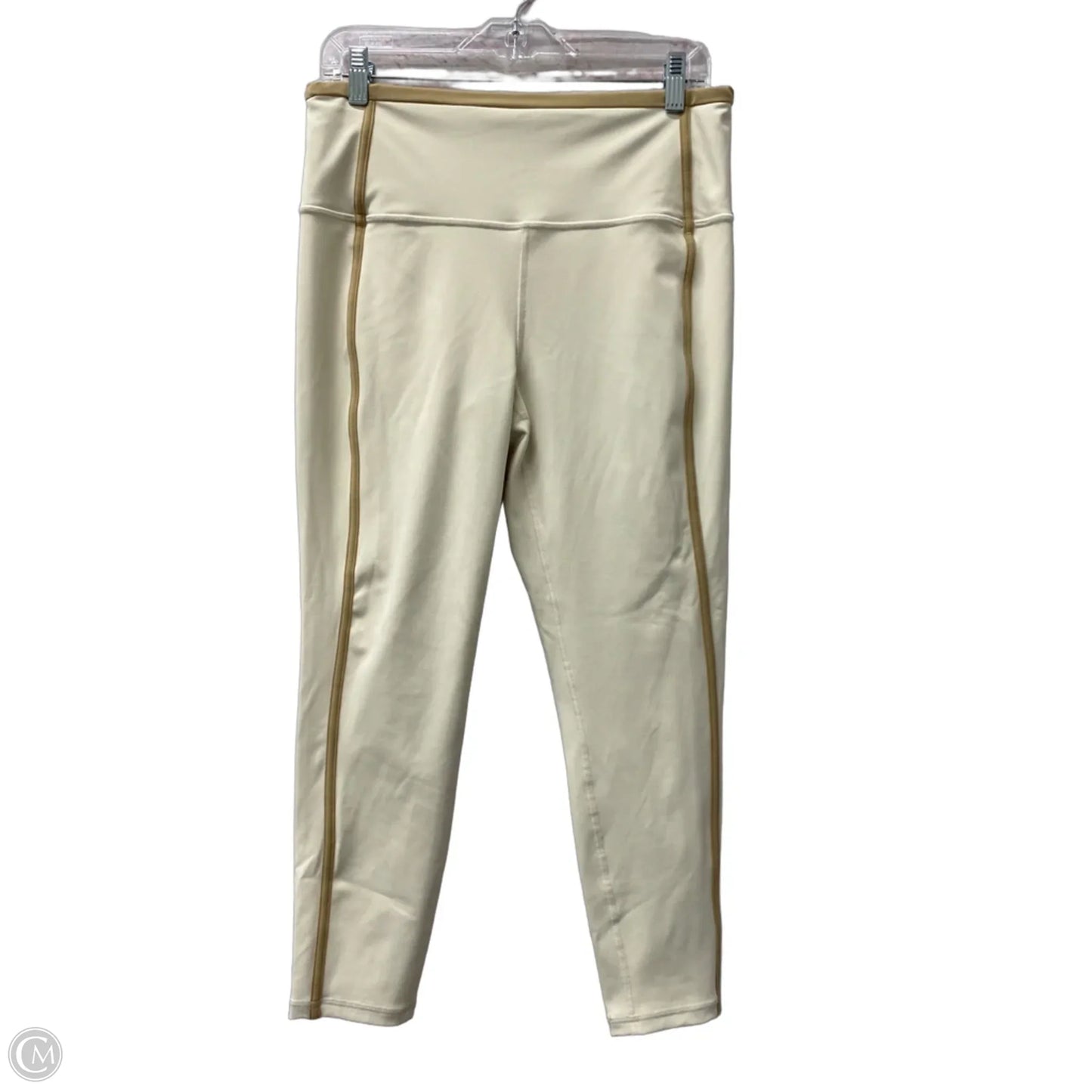 Athletic Leggings By Athleta In Beige, Size: L