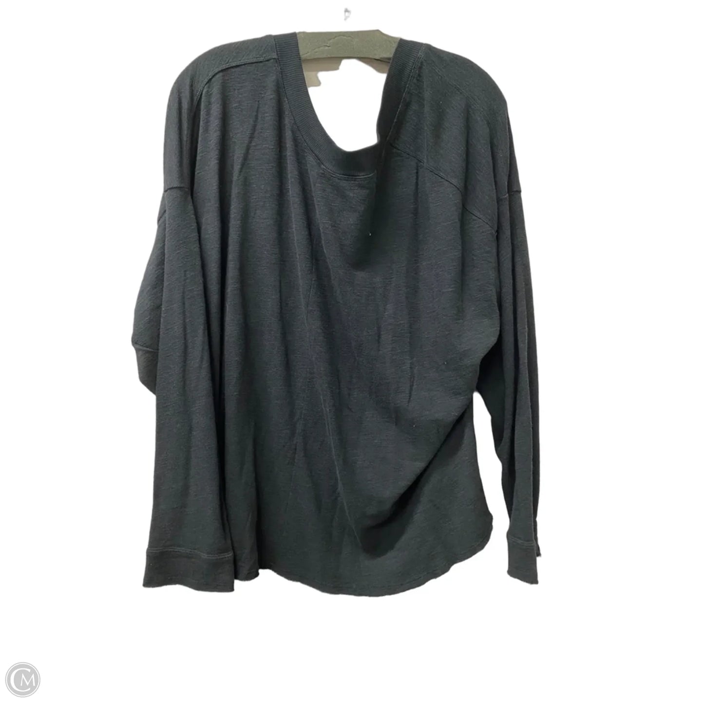 Athletic Top Long Sleeve Crewneck By Daily Practice By Anthropologie In Black, Size: 1x