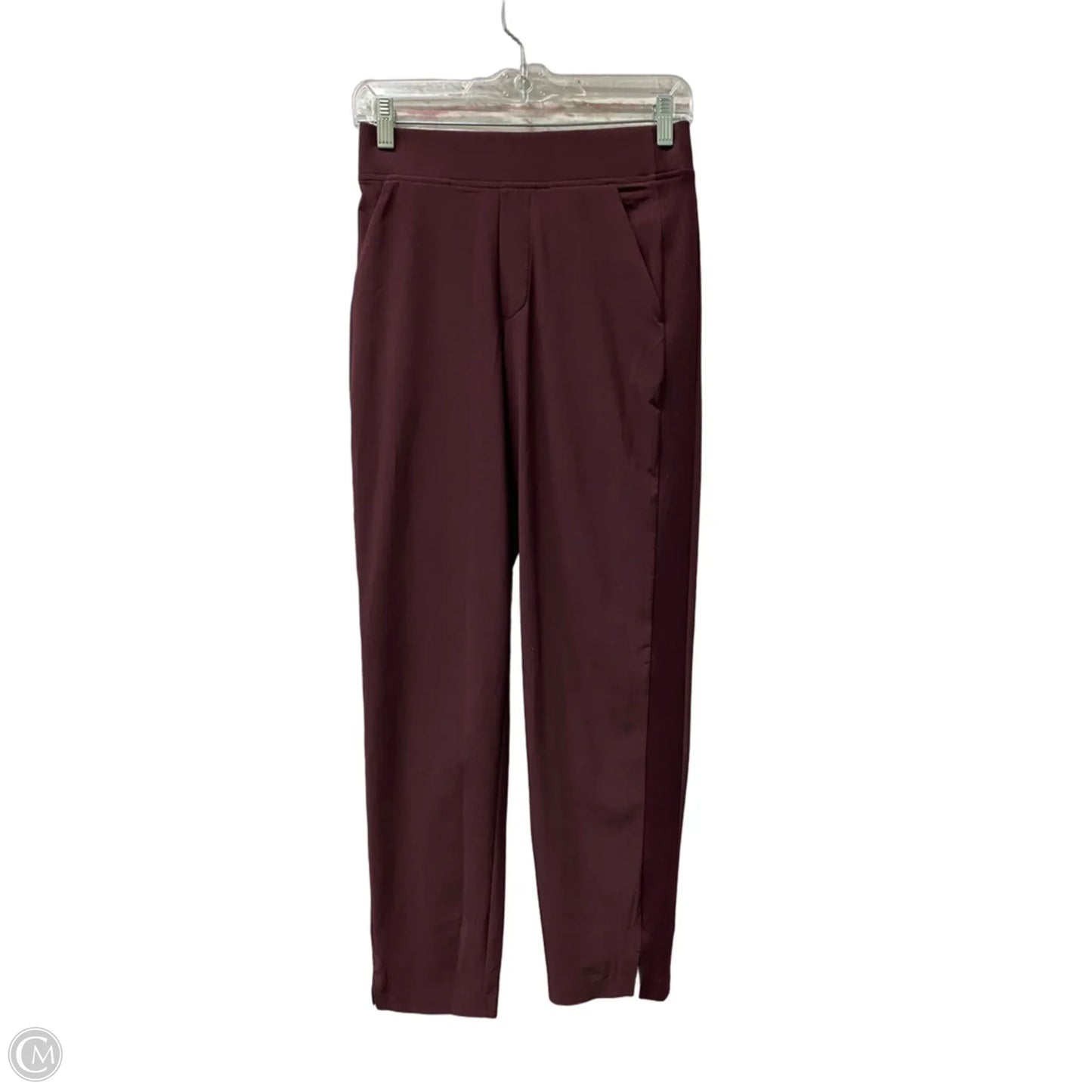 Athletic Pants By Athleta In Maroon, Size: Xs