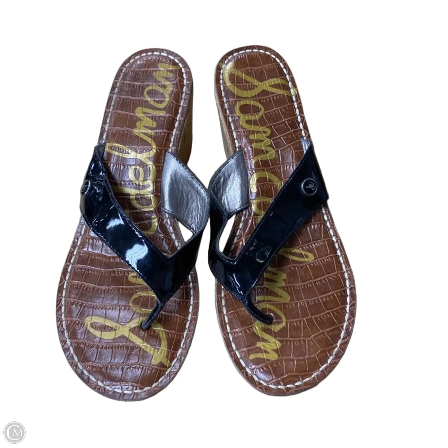 Sandals Heels Block By Sam Edelman In Black, Size: 9